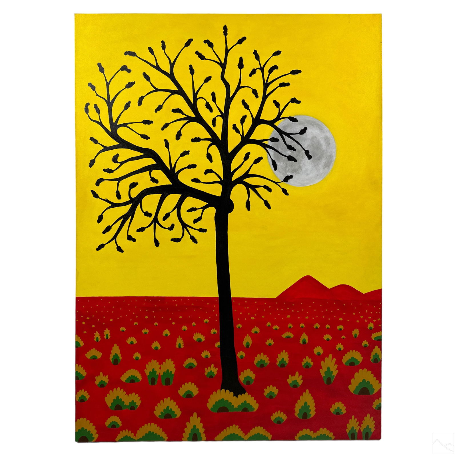 Tim Ray Fisher b.1969 Modernist Landscape Painting (1 of 5)