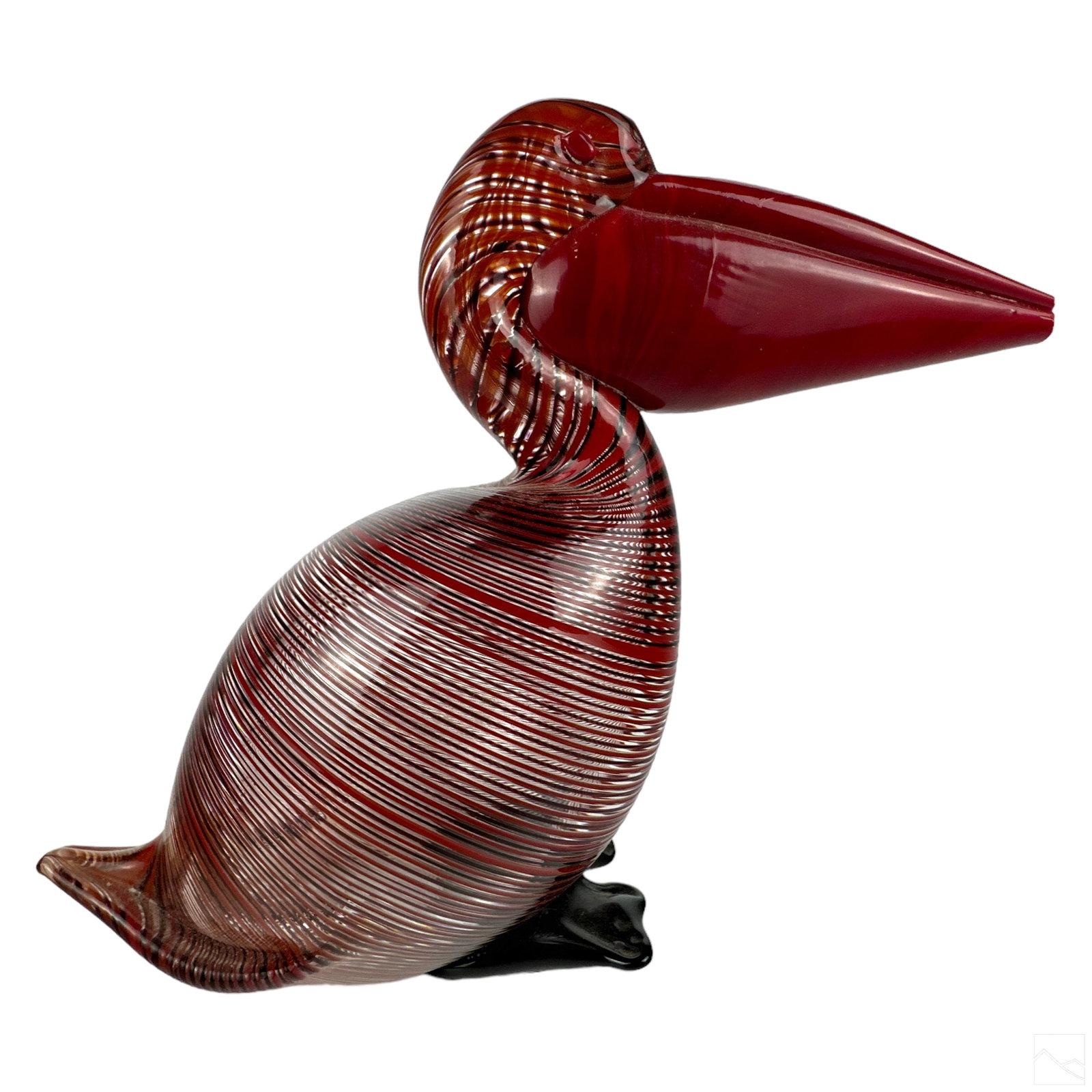 Murano Venetian Studio Art Glass Pelican Sculpture (1 of 7)