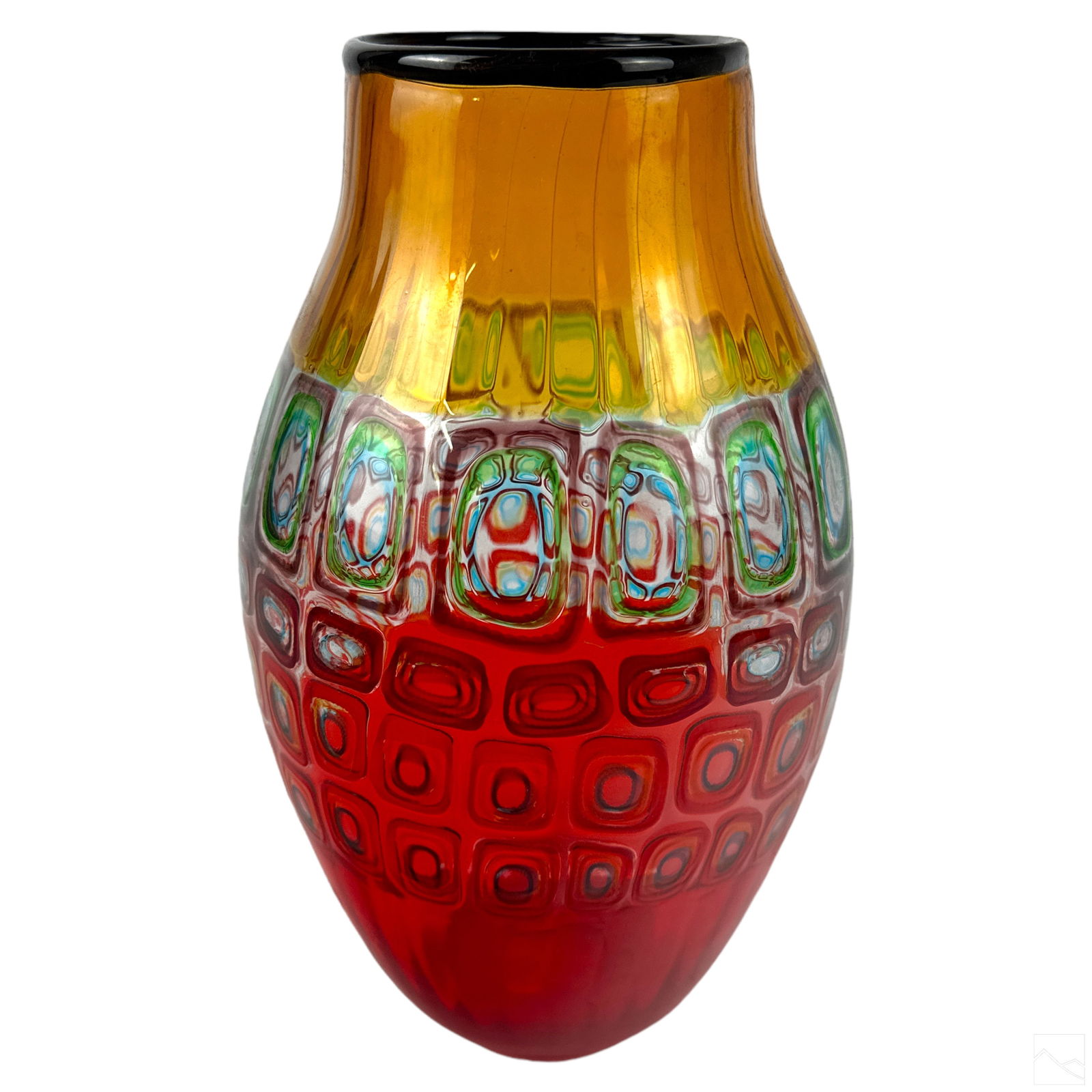 Murano Adriano dalla Valentina Murrine Glass Vase (1 of 5)