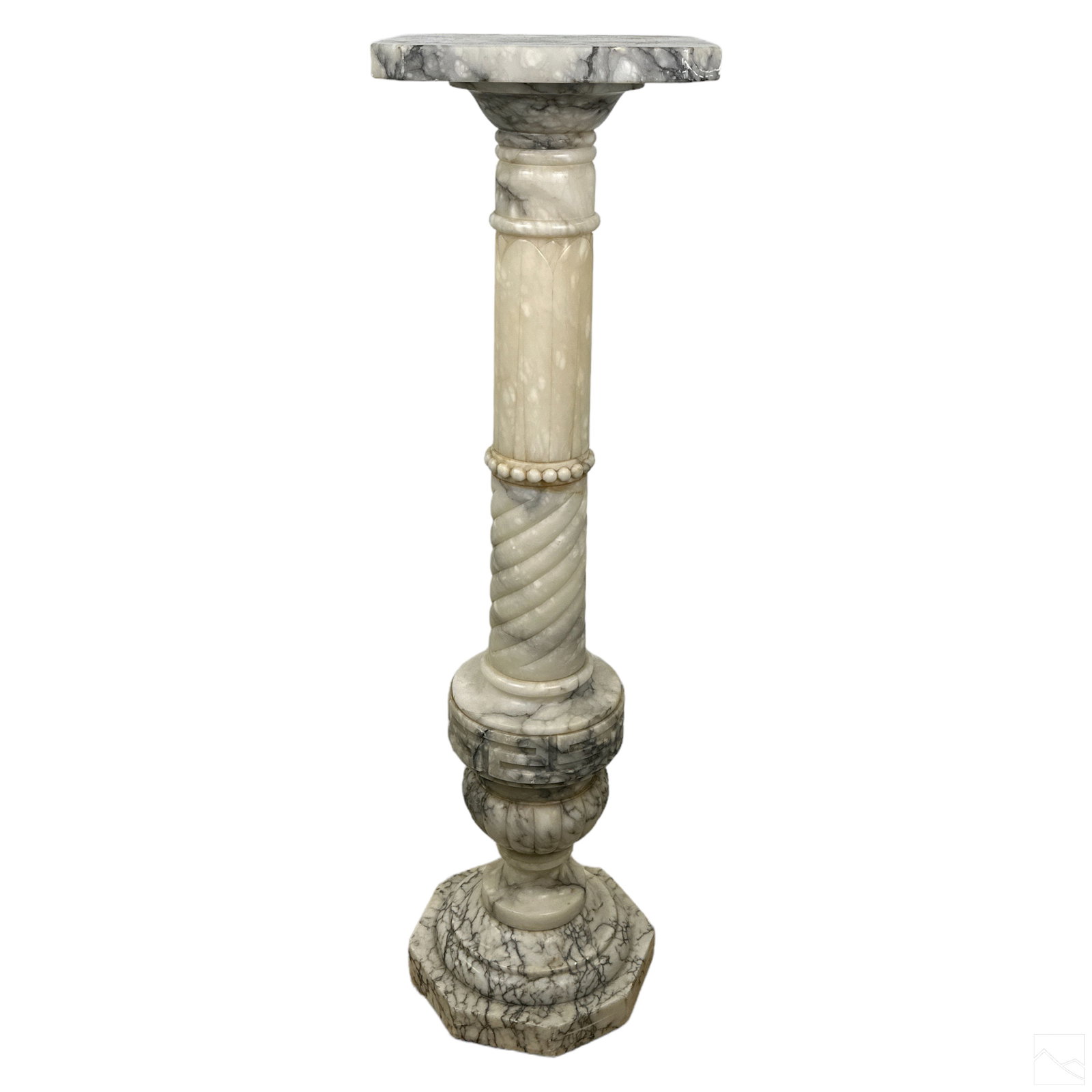 Neoclassical Italian Antique Marble Pillar Column (1 of 6)
