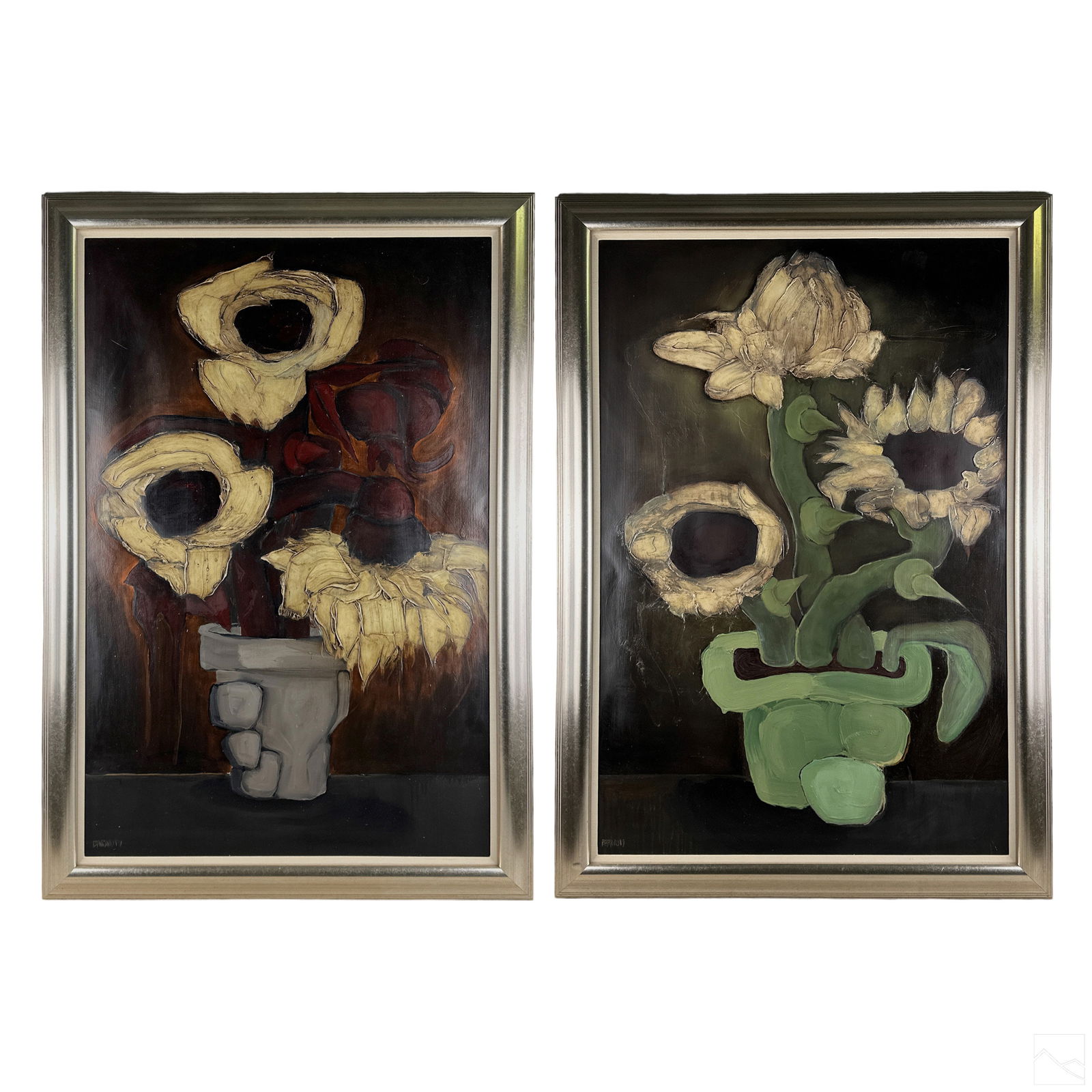 Barnum 20C. Modernist Still Life Oil Paintings LOT (1 of 10)