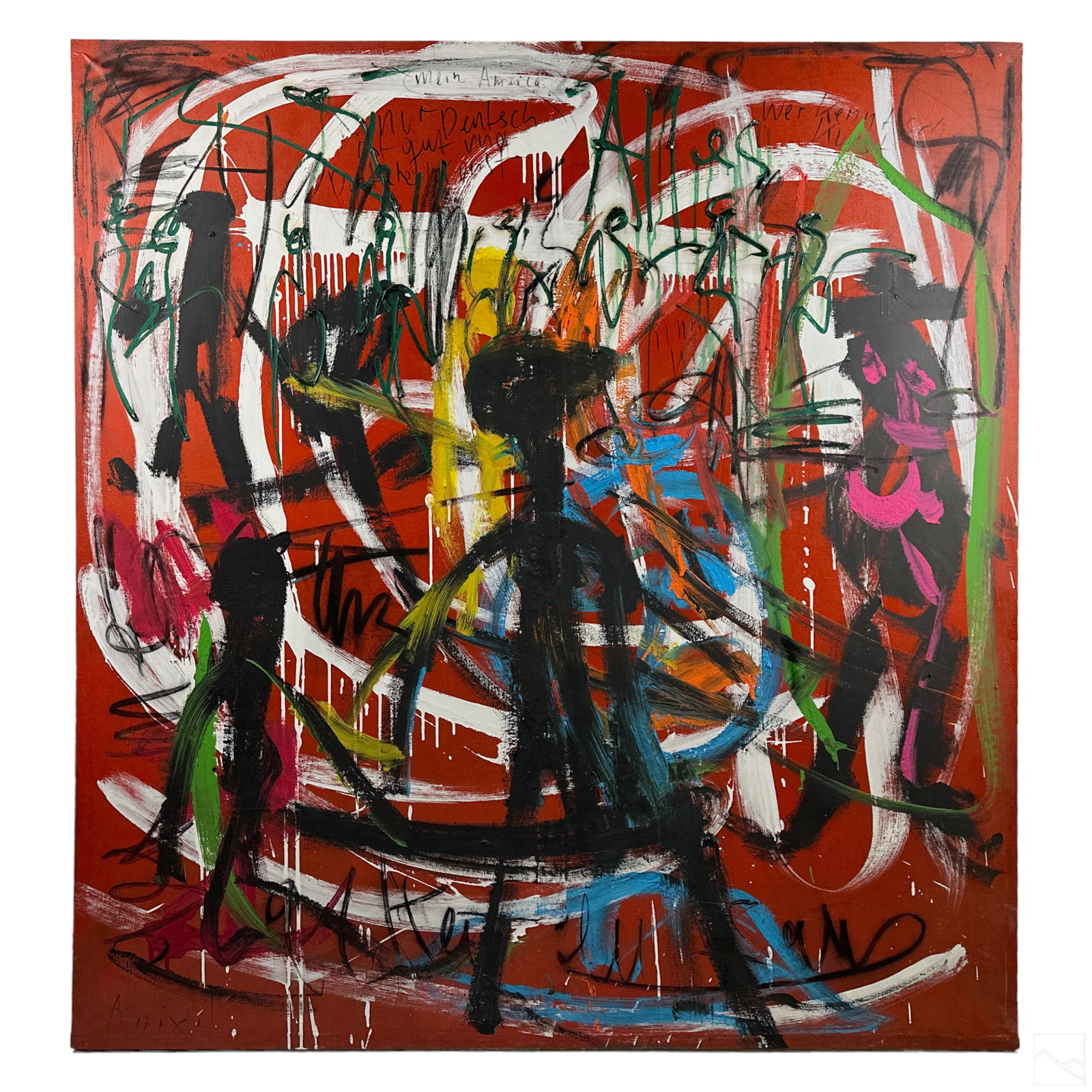 Peter Keil b.1942 Abstract Expressionist Painting (1 of 6)