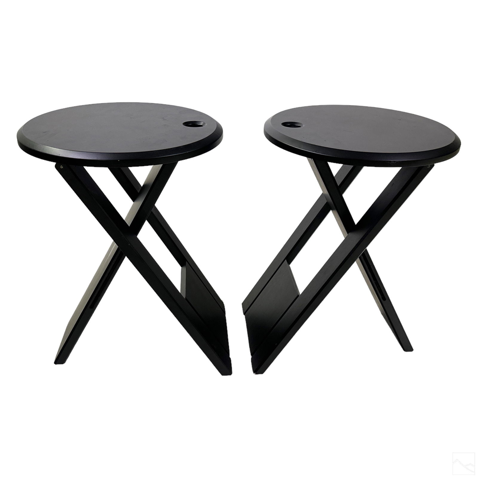 Adrian Reed Danish Modern Pair Folding Suzy Stools (1 of 4)