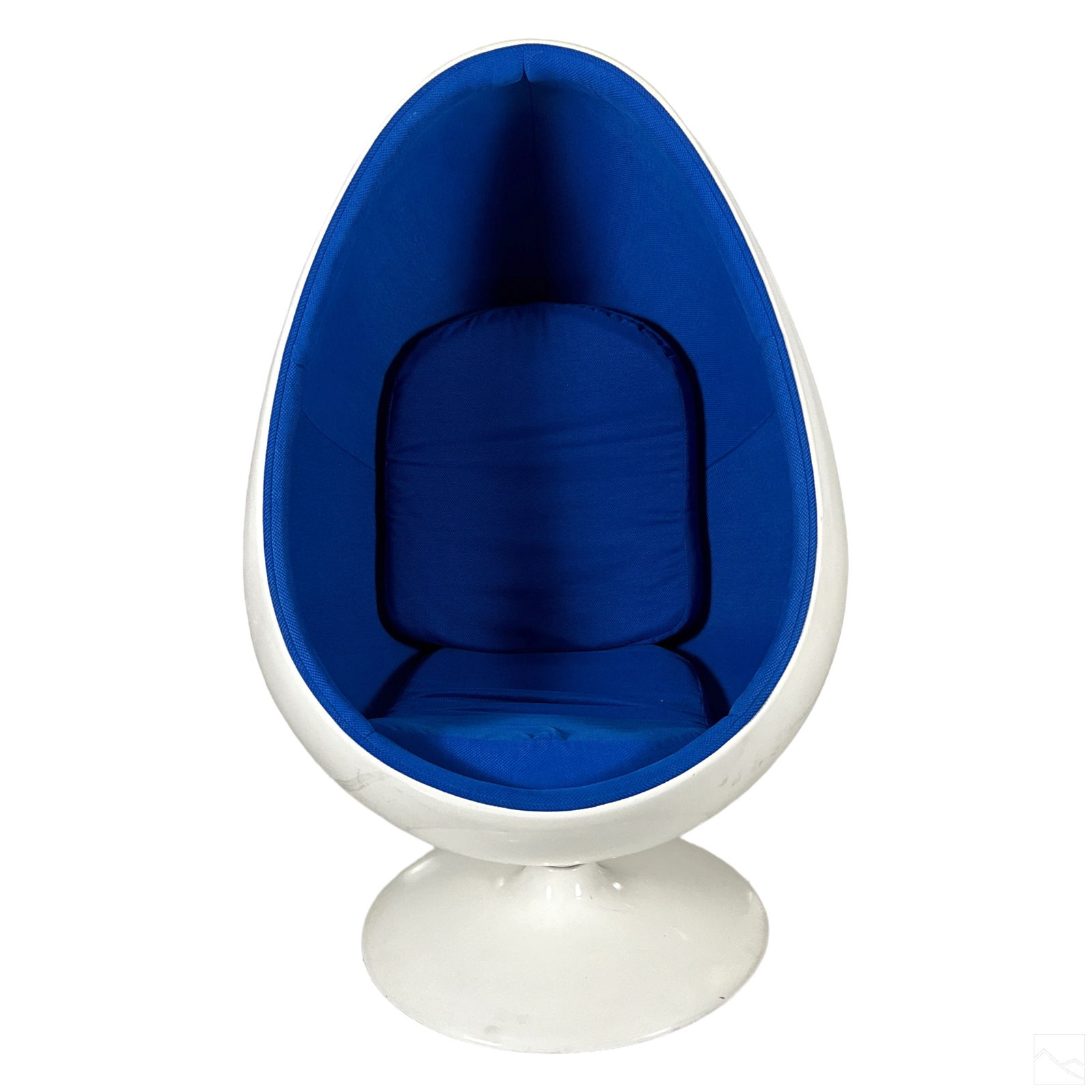 Modern Upholstered Ovalia Style Egg Chair Lounger (1 of 5)