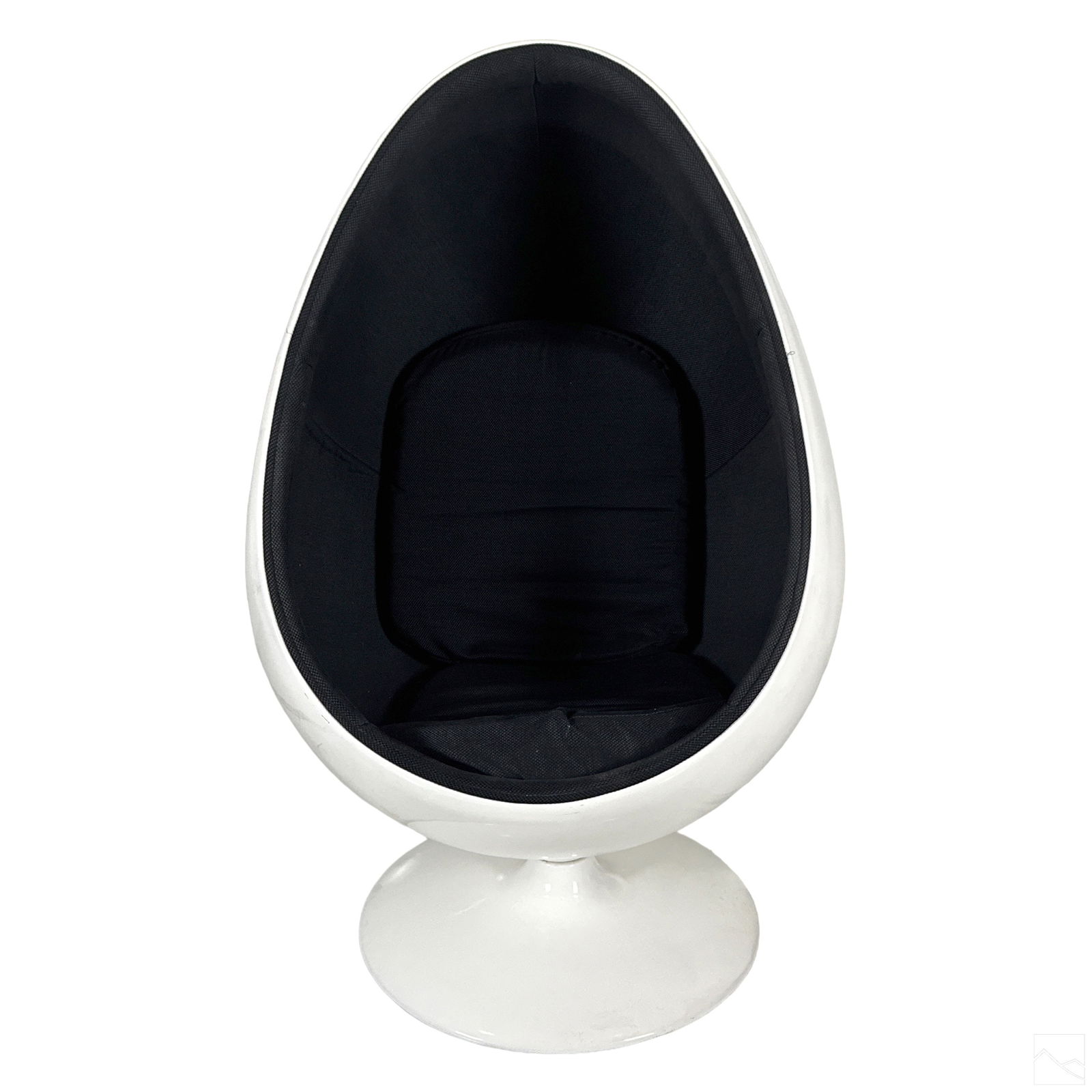 Modern Upholstered Ovalia Style Egg Chair Lounger (1 of 5)