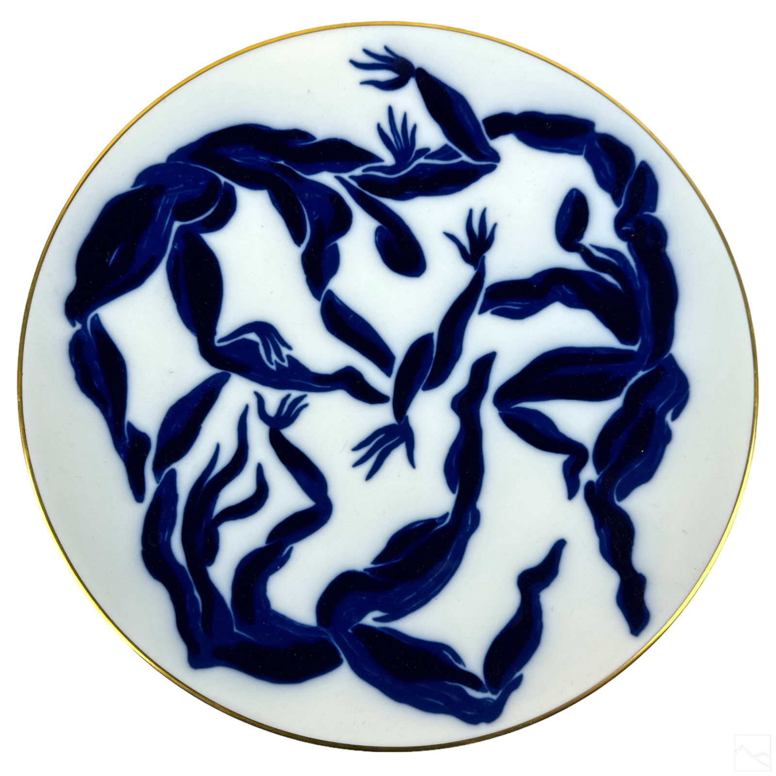 Herve van der Straeten Limoges Porcelain Charger (1 of 6)