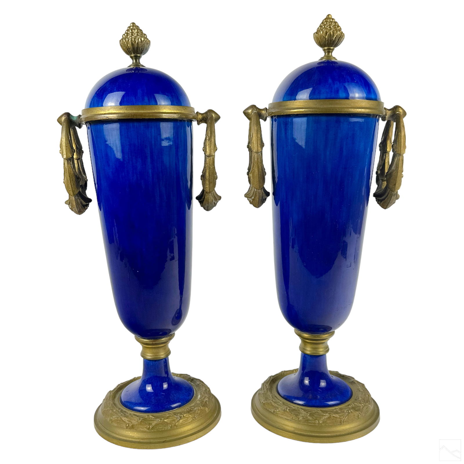 Sevres Paul Milet Pair of Art Deco Porcelain Urns (1 of 8)