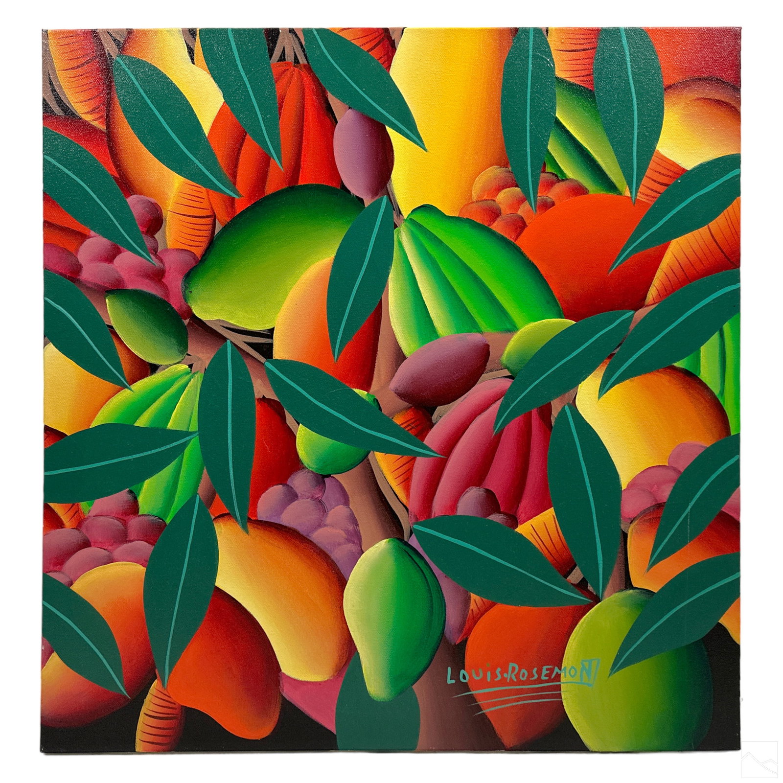 Louis Rosemond b.1957 Haitian Folk Art Painting (1 of 5)