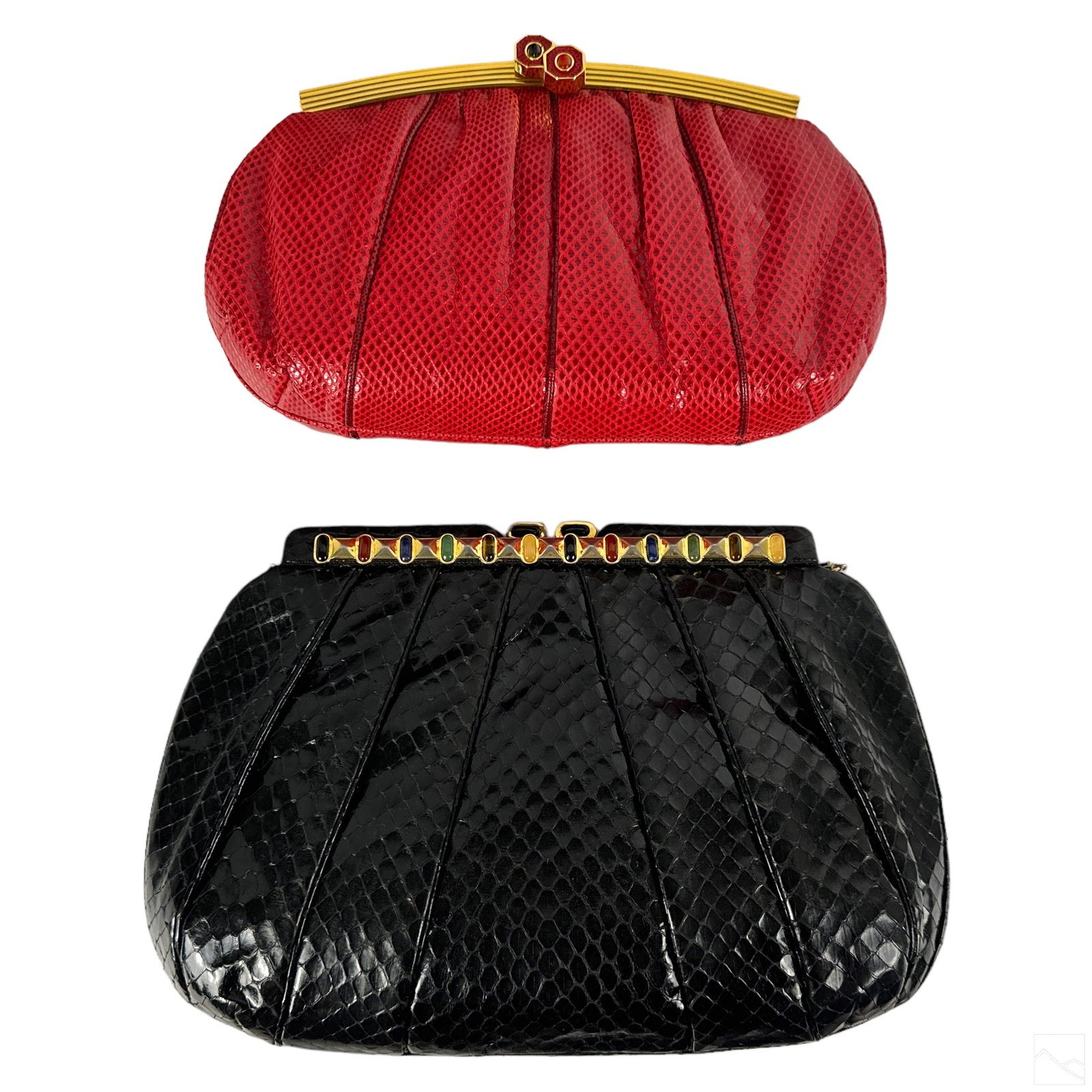 Judith Leiber Designer Bag Handbag Purse 2pc LOT (1 of 5)