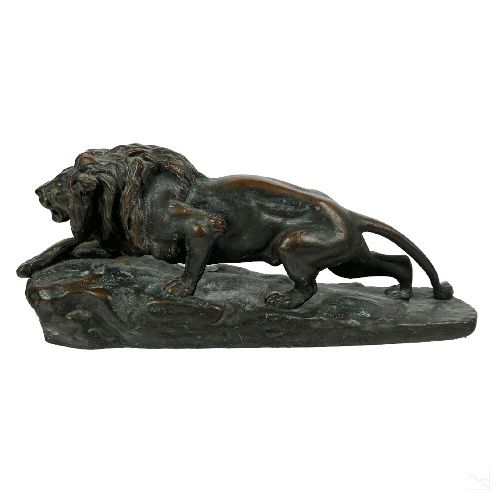 Bronzed Lion Sculpture after Isidore Jules Bonheur (1 of 6)