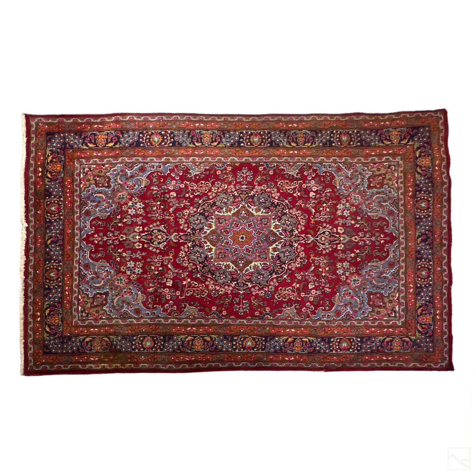 Indo Persian Oriental 9ft. Vintage Area Carpet Rug (1 of 6)