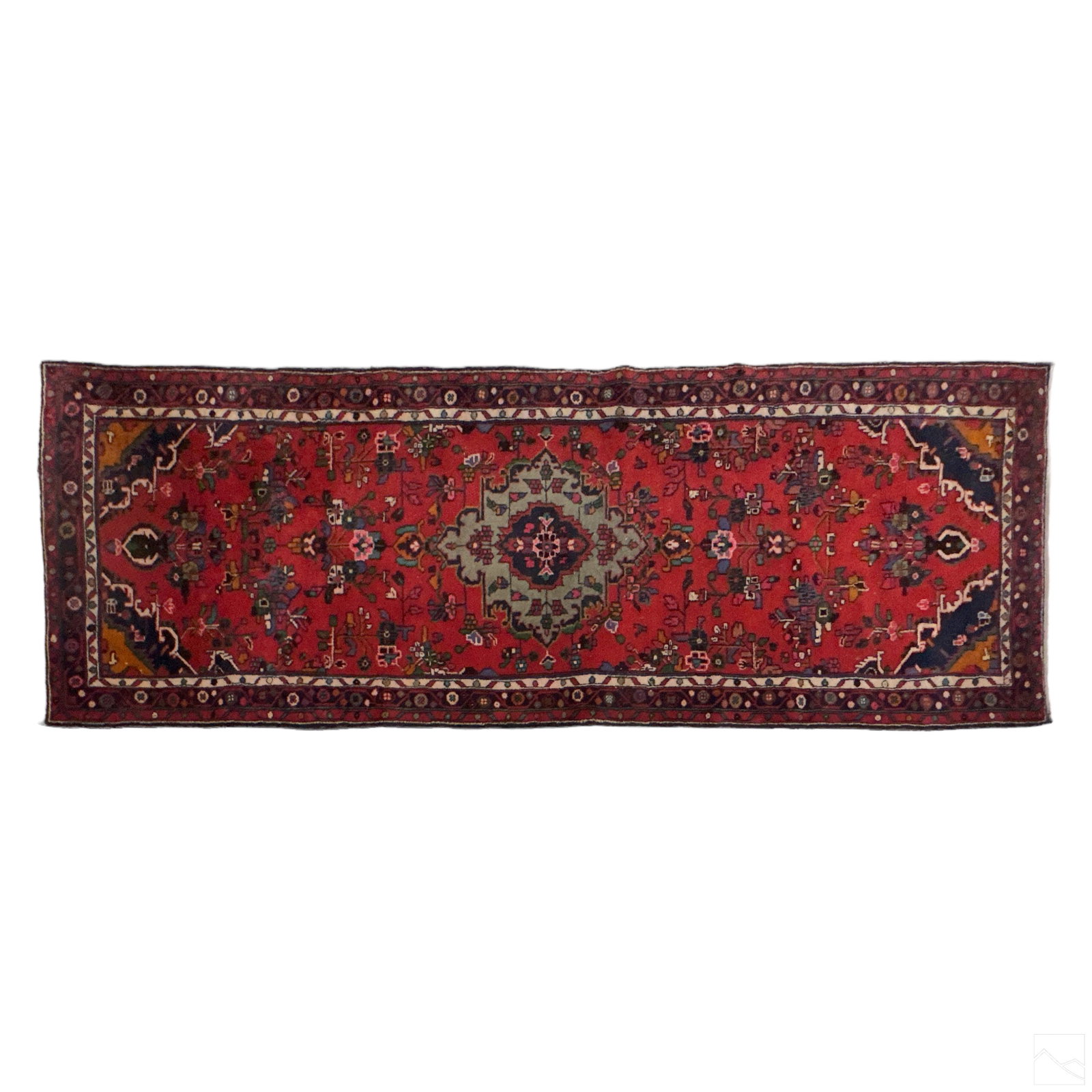 Indo Persian Oriental 9ft Narrow Runner Rug Carpet (1 of 6)