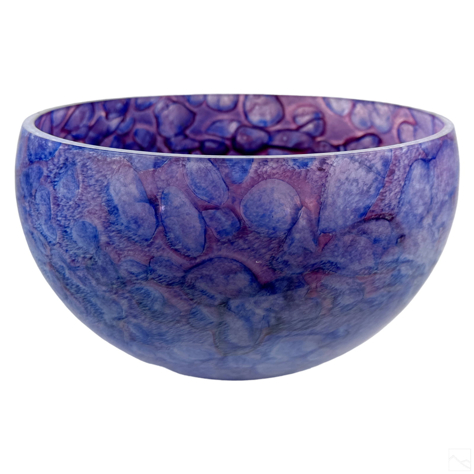 Murano Style Lavender Studio Art Glass Centerpiece (1 of 5)