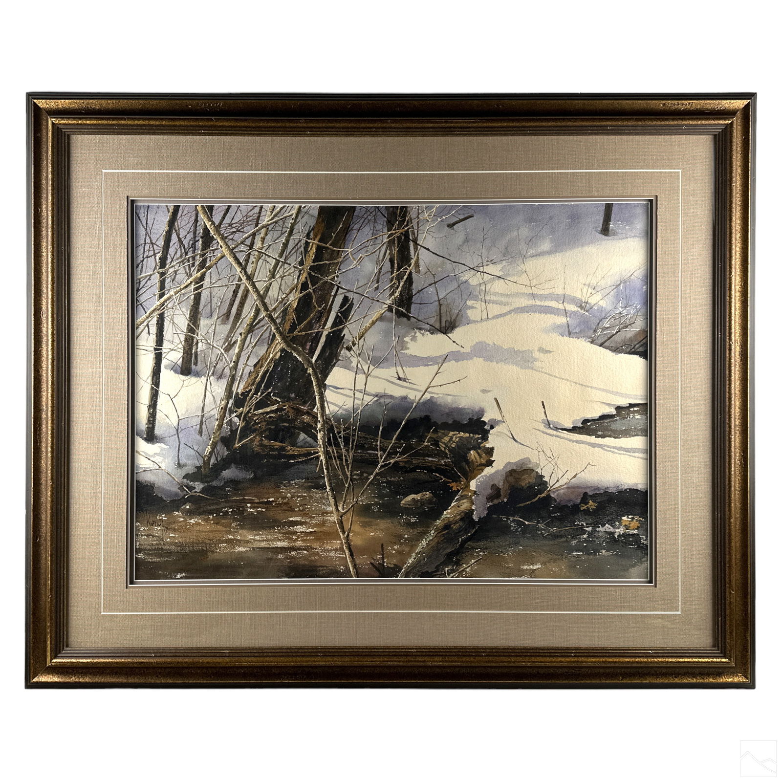 Gunter H Korus 1925-2021 Winter Landscape Painting (1 of 5)