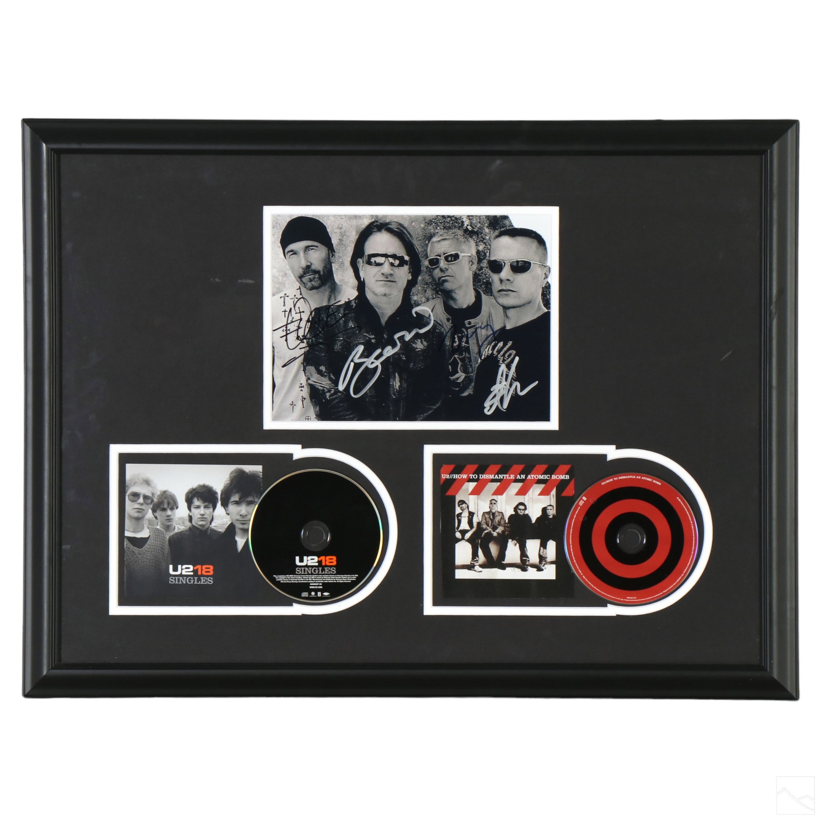 U2 Rock Band SIGNED Photo & Album Collage with COA (1 of 6)
