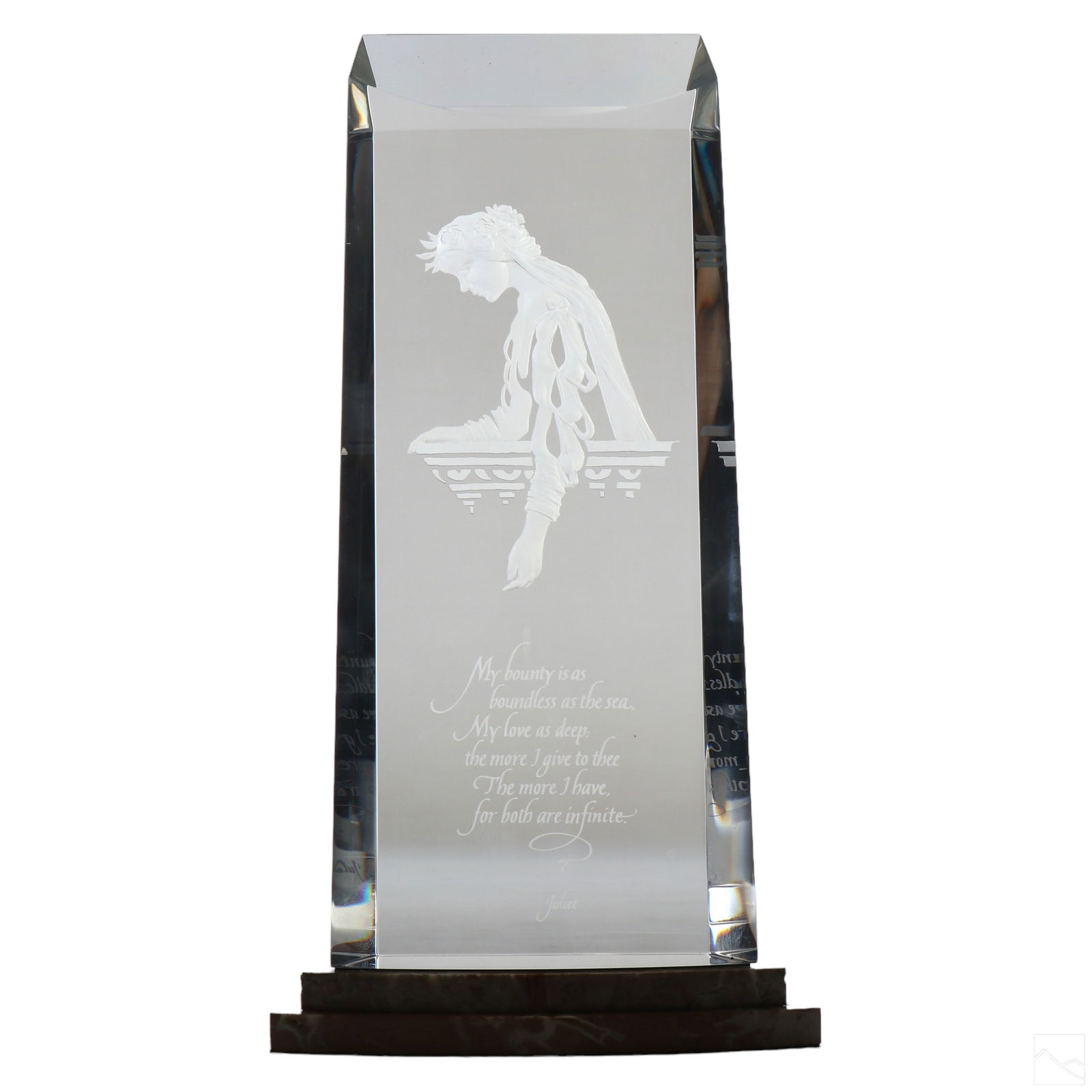 Steuben Crystal Le Infinite Love Prism Sculpture Auction Steuben Crystal Le Infinite Love Prism Sculpture Auction