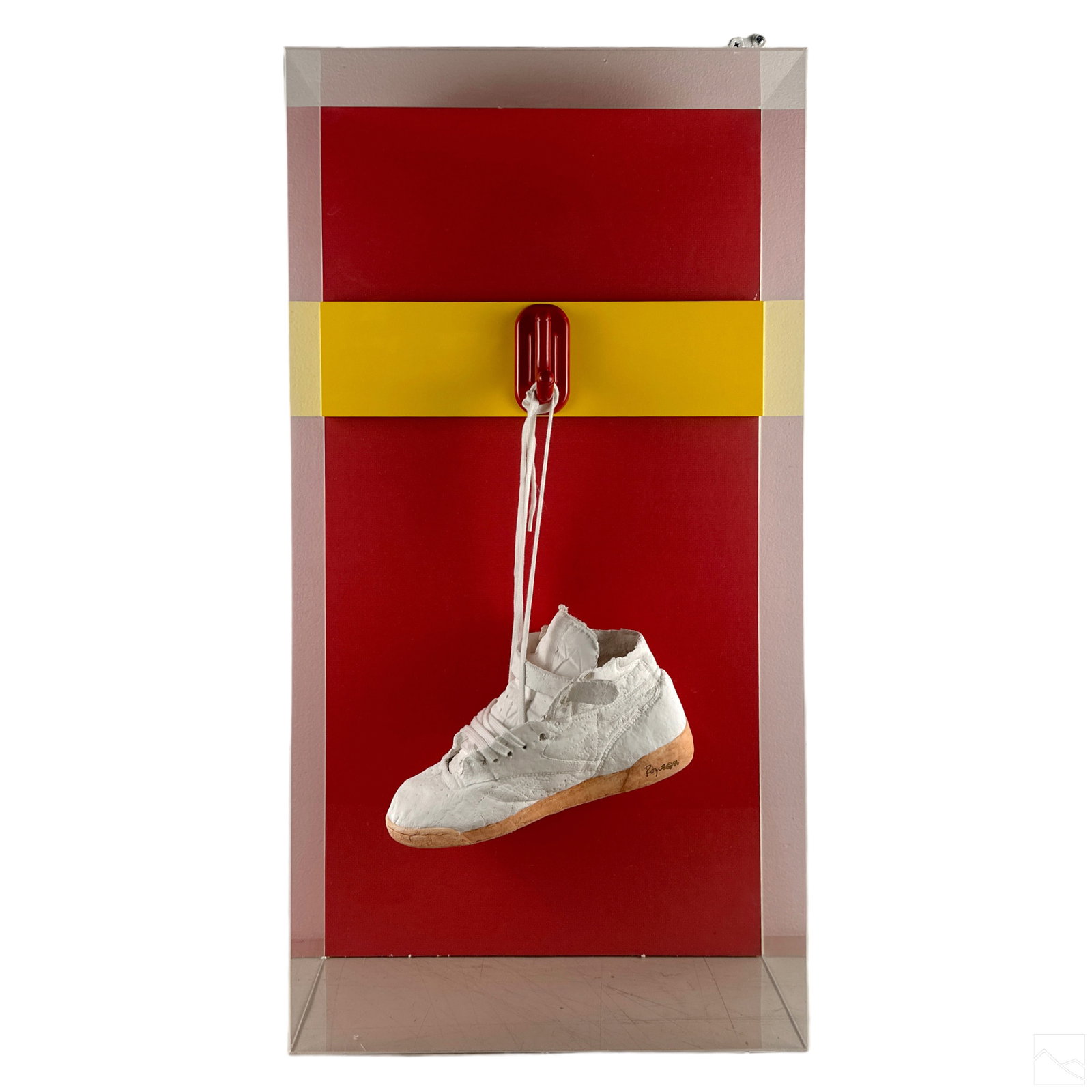 Realist Paper Mache Sneaker Art Sculpture SIGNED (1 of 6)