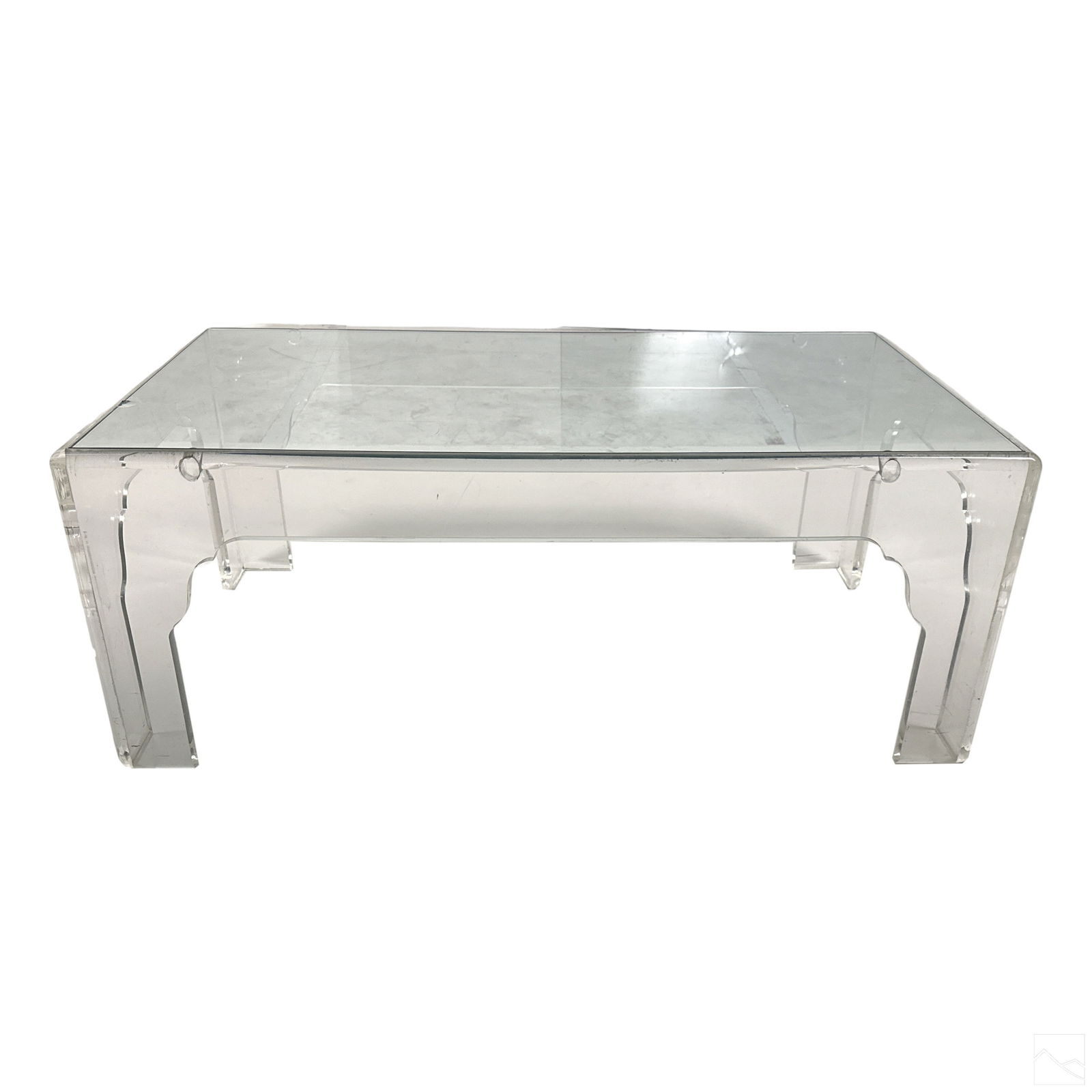 Modern Lucite Coffee Table Manner of Hollis Jones (1 of 5)