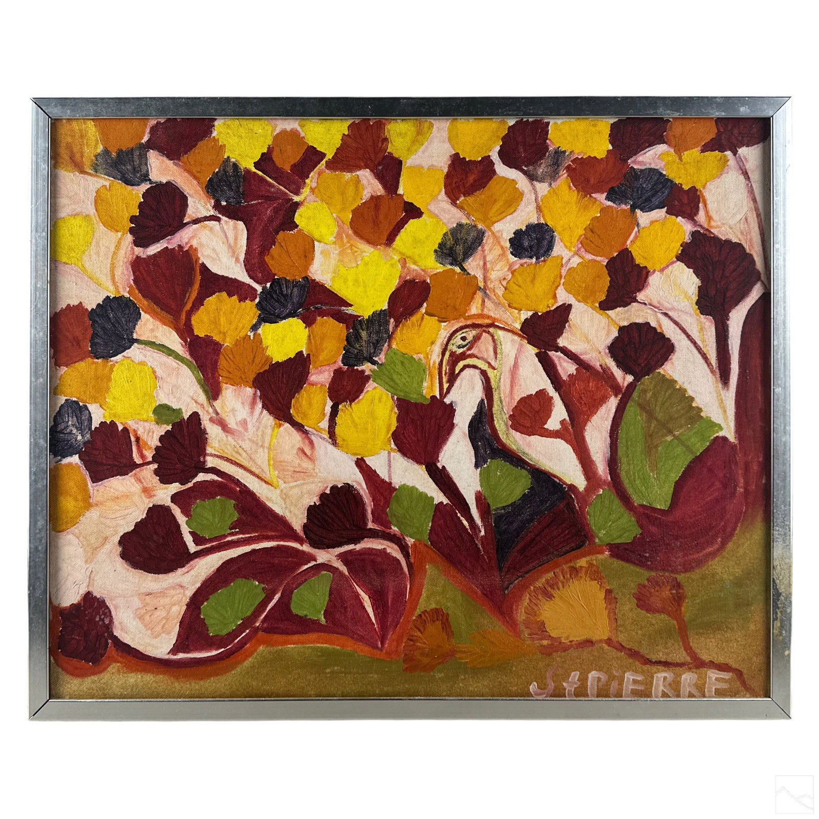 St. Pierre Toussaint 20C Haitian Folk Art Painting (1 of 5)