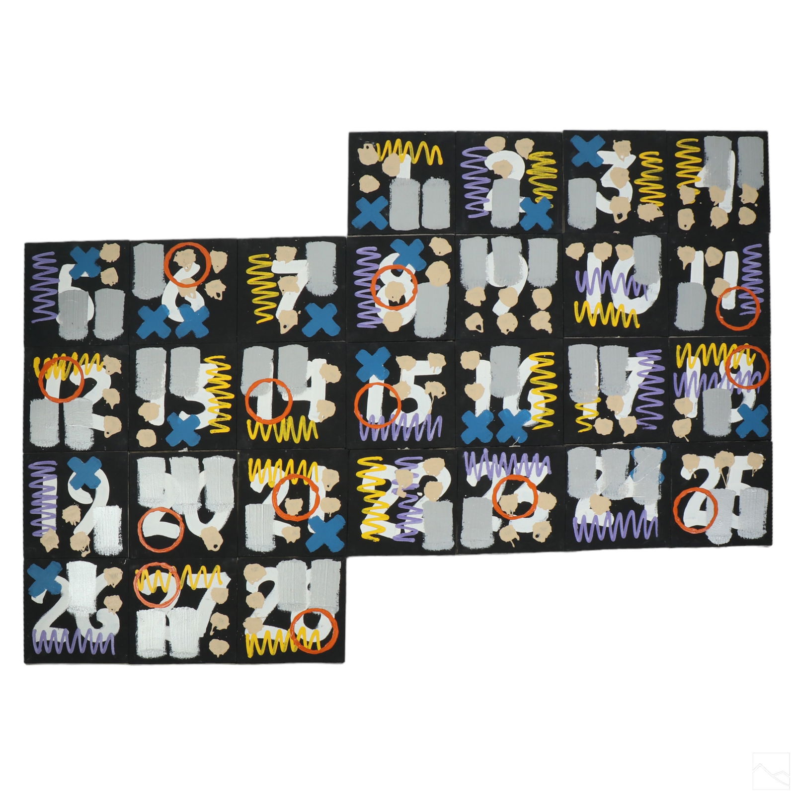 Fernando Garcia 1945-1989 Cuban Abstract Painting (1 of 9)