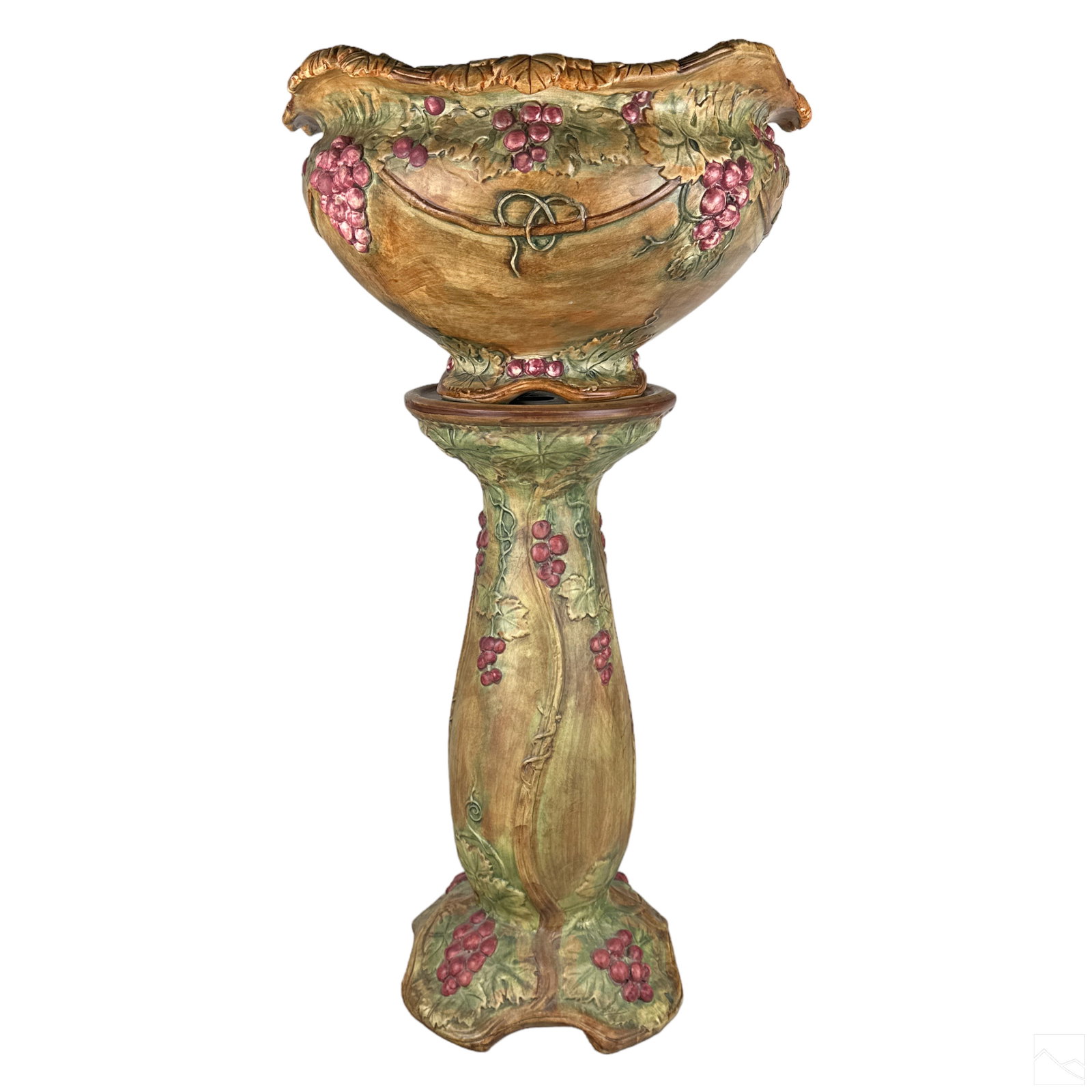 Weller Pottery Arts & Crafts Jardiniere with Stand (1 of 6)