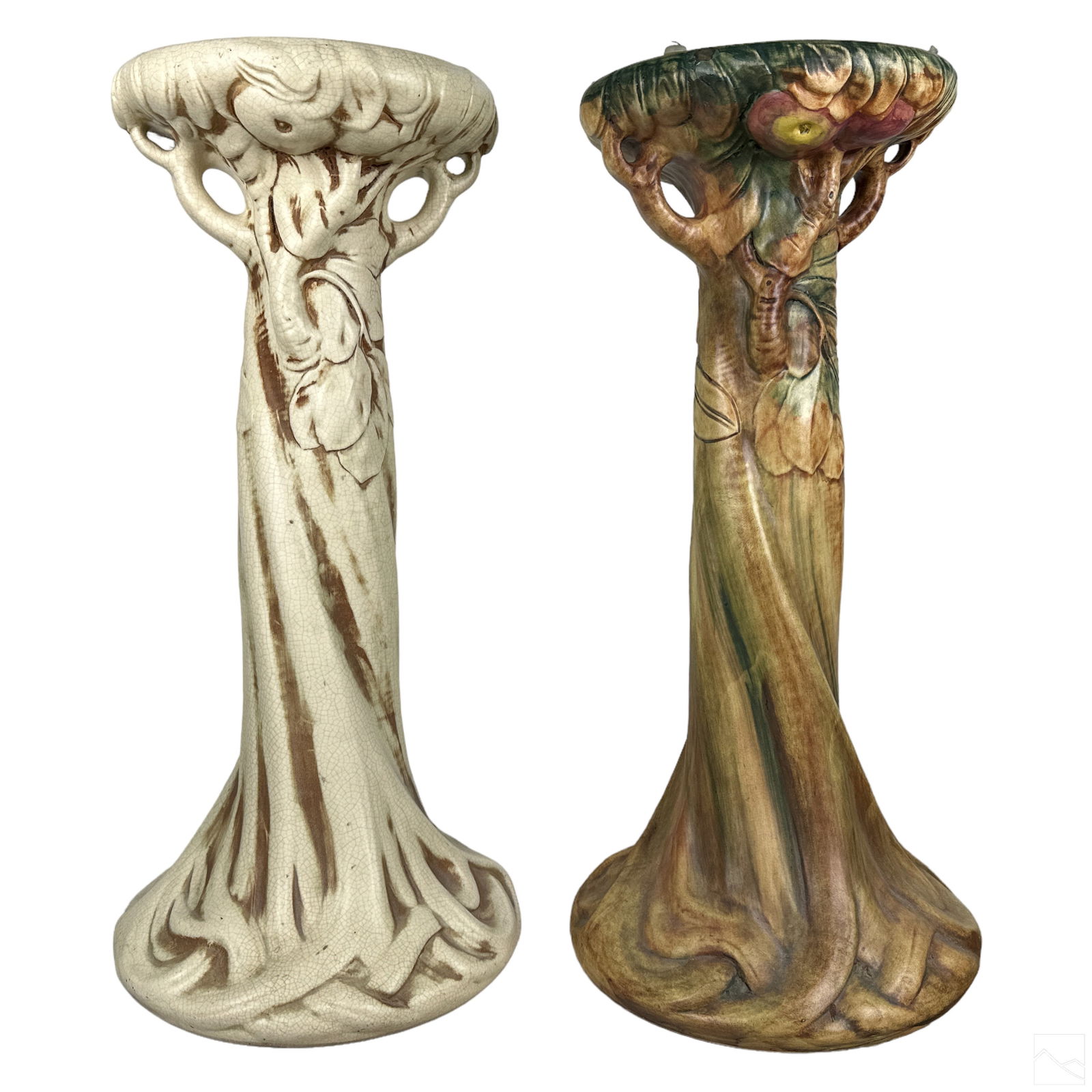 Weller Pottery Arts & Crafts Pedestal Plant Stands (1 of 3)