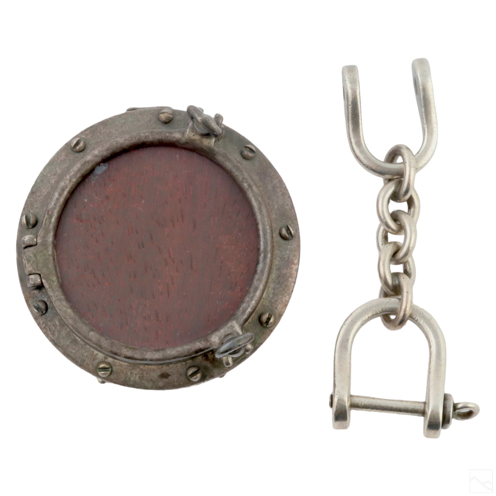 Tiffany Silver Nautical Photo Frame & Keychain LOT (1 of 8)