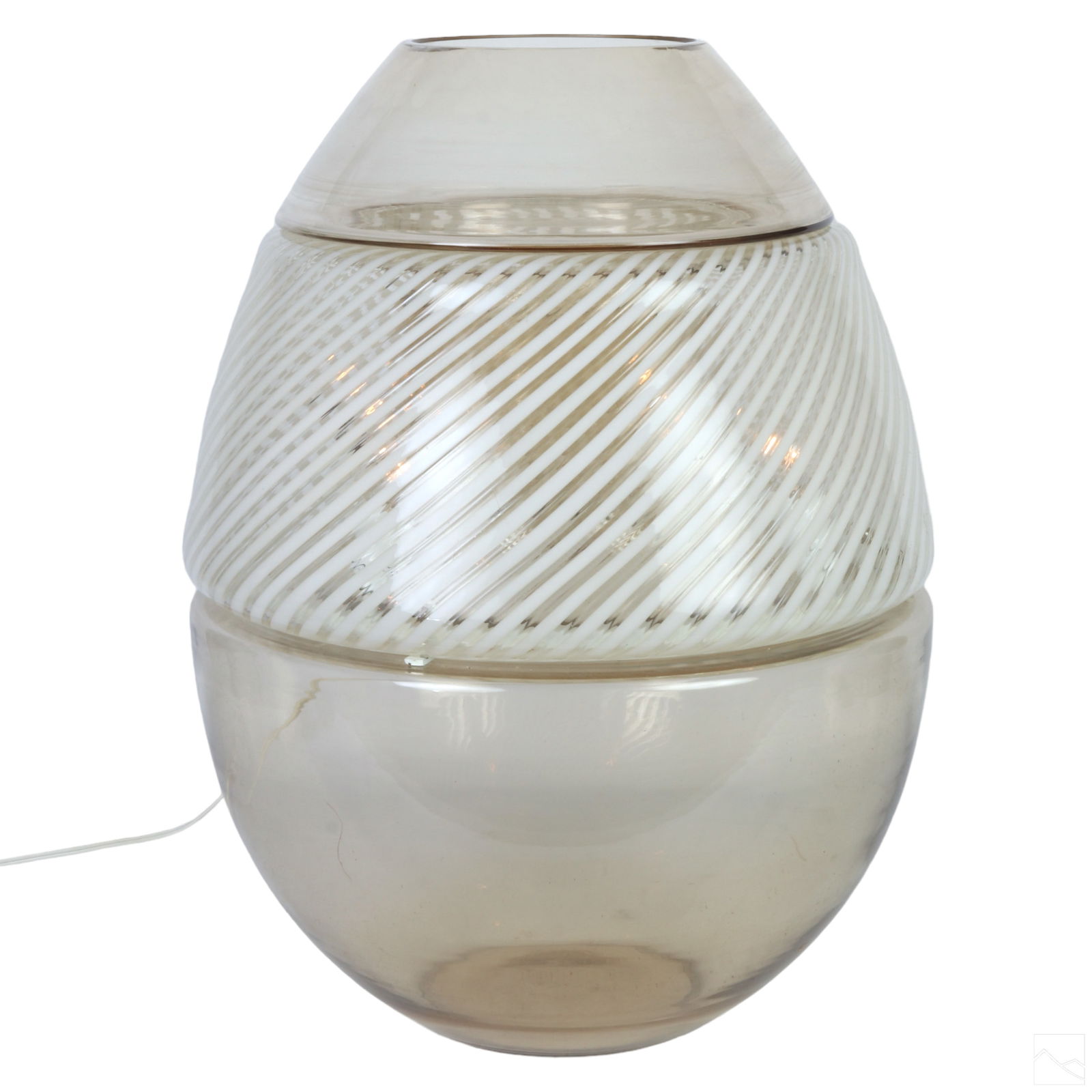 Murano Carlo Nason Glass Egg Lamp for A.V. Mazzega (1 of 8)
