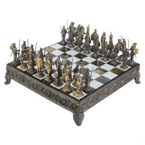 Games Box with Checkers / Draughts Circa 1830: Opens to a Chess Board