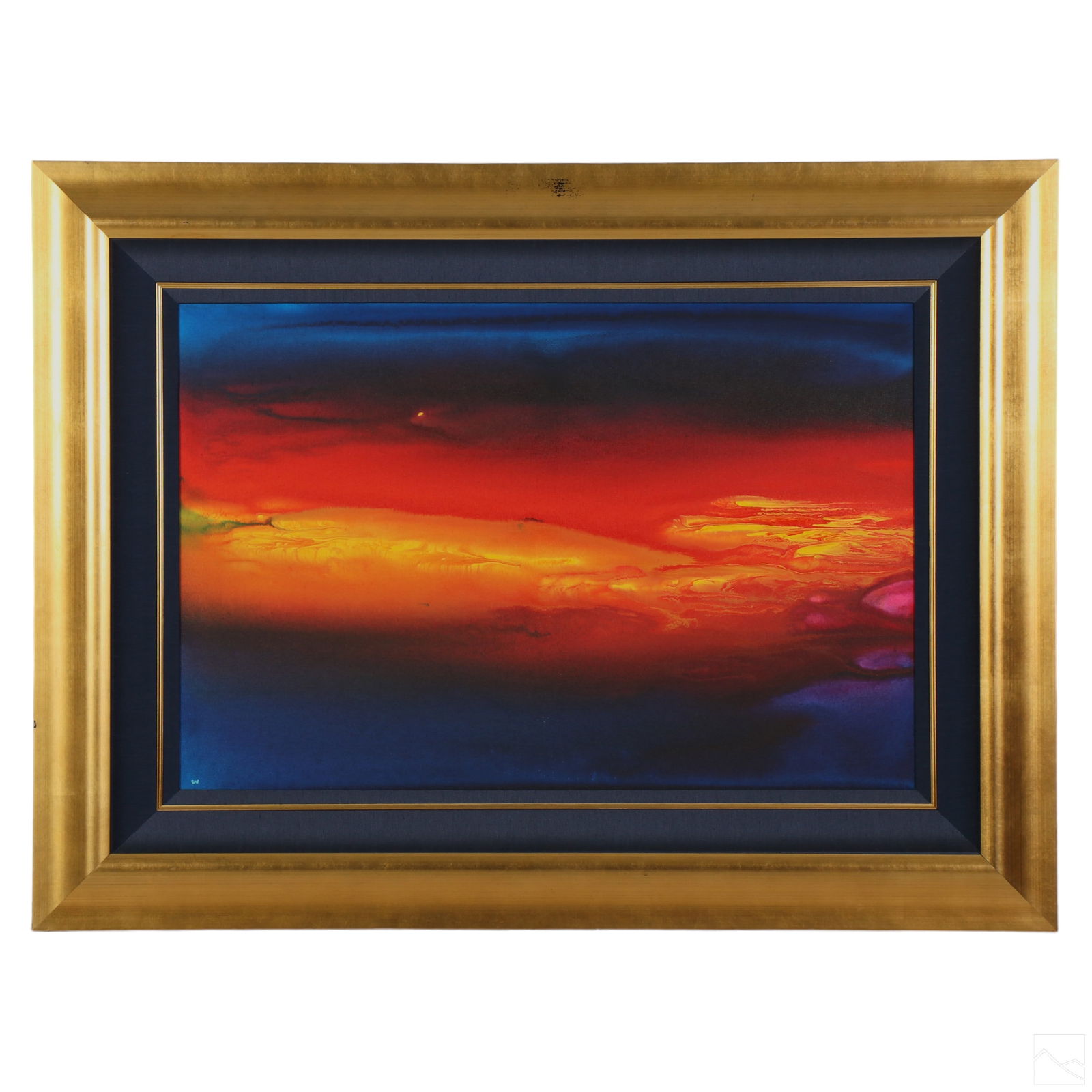 Robert Wyland b1956 Abstract Original Painting COA (1 of 9)