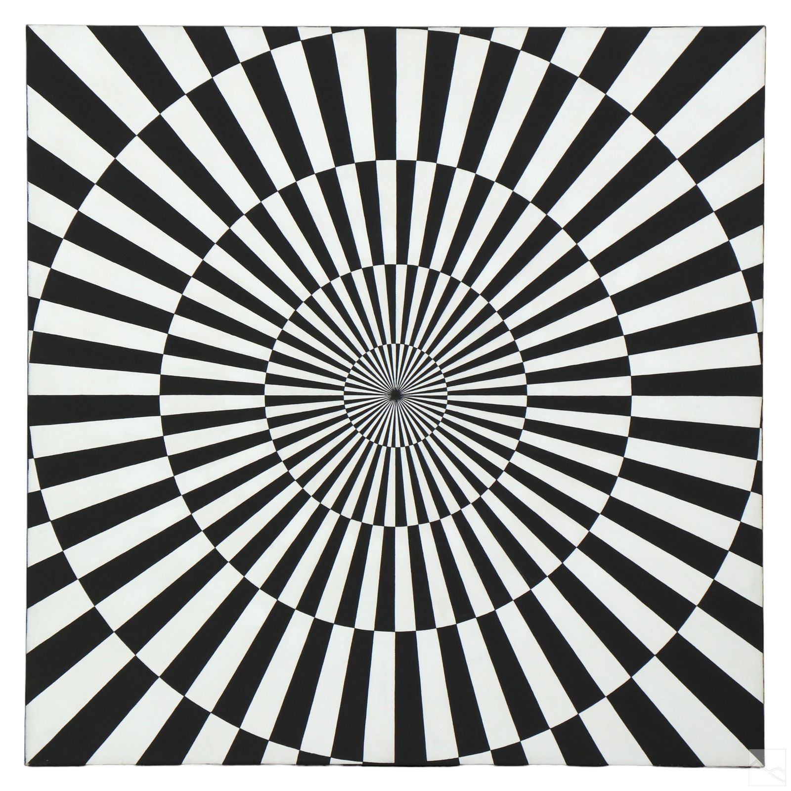Tim Ray Fisher b.1969 Kinetic Optical Art Painting (1 of 5)