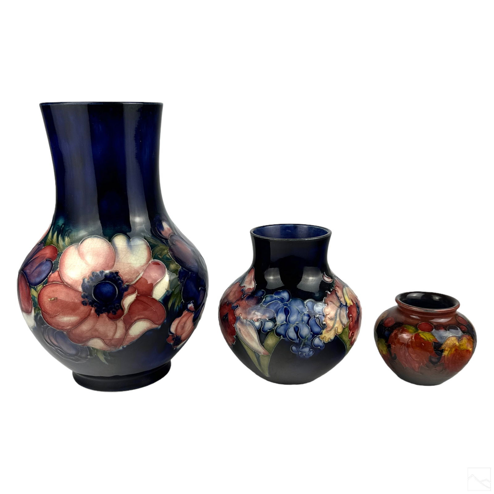 Moorcroft English Porcelain Art Nouveau Vases LOT (1 of 4)