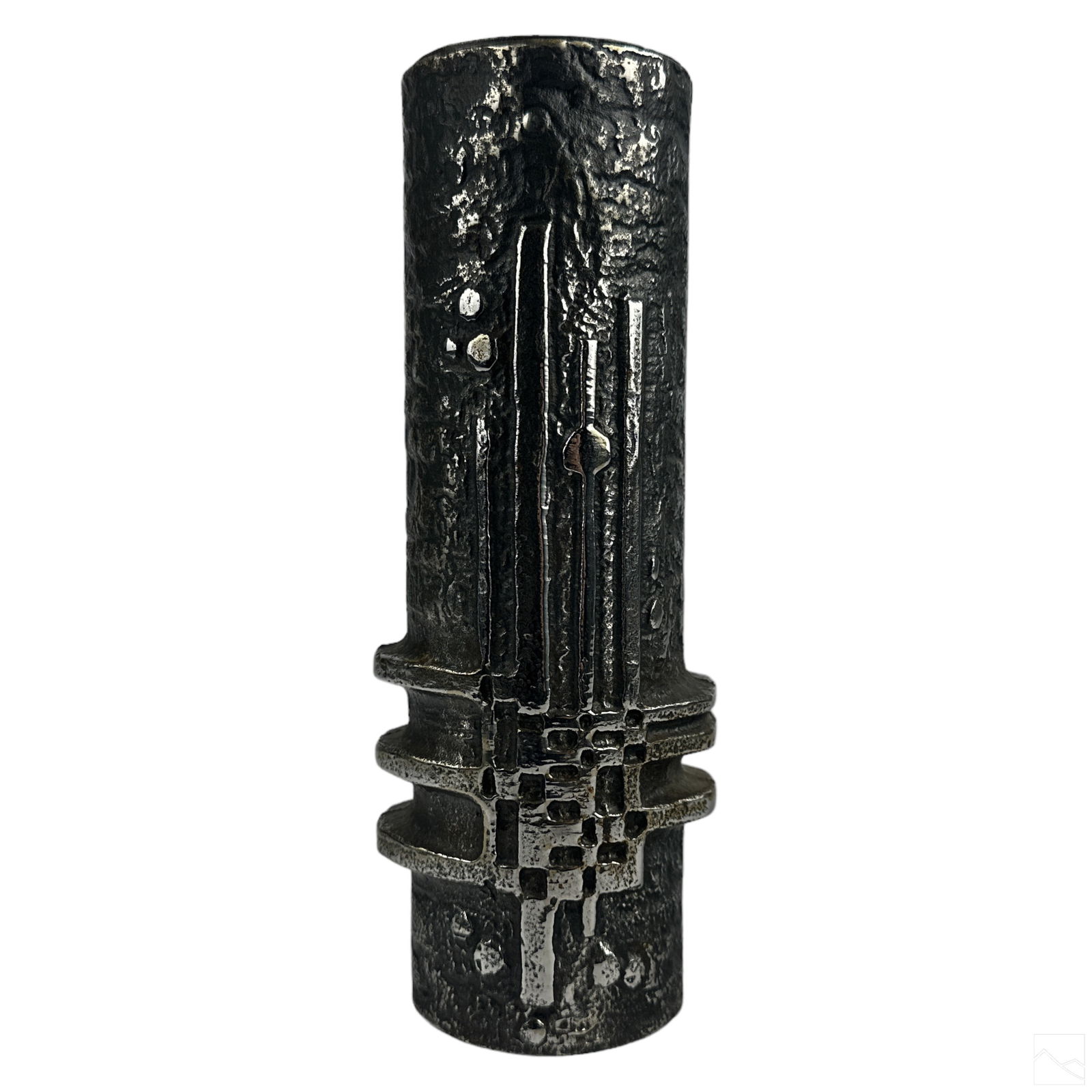 Olav Joff b.1940 Modern Stainless Steel Metal Vase (1 of 7)