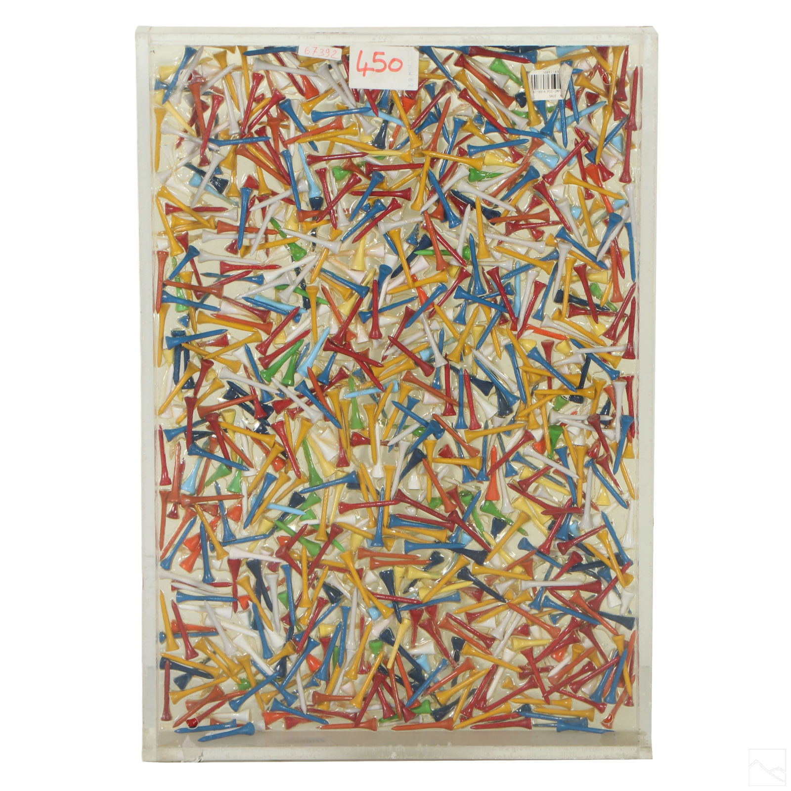 Arman 1928-2005 Modernist Resin Golf Tee Sculpture (1 of 7)