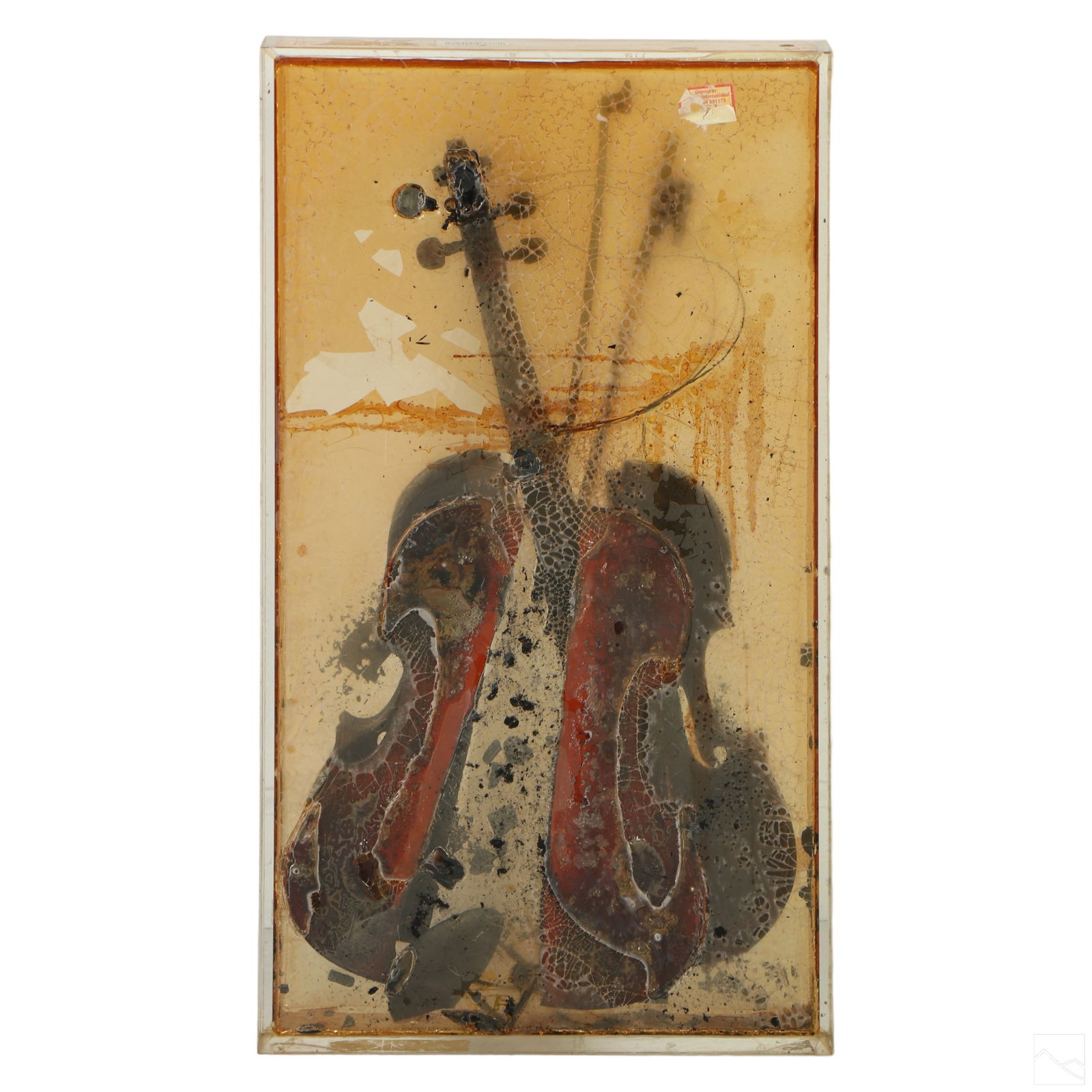 Arman 1928-2005 Modern Abstract Violin Sculpture (1 of 9)