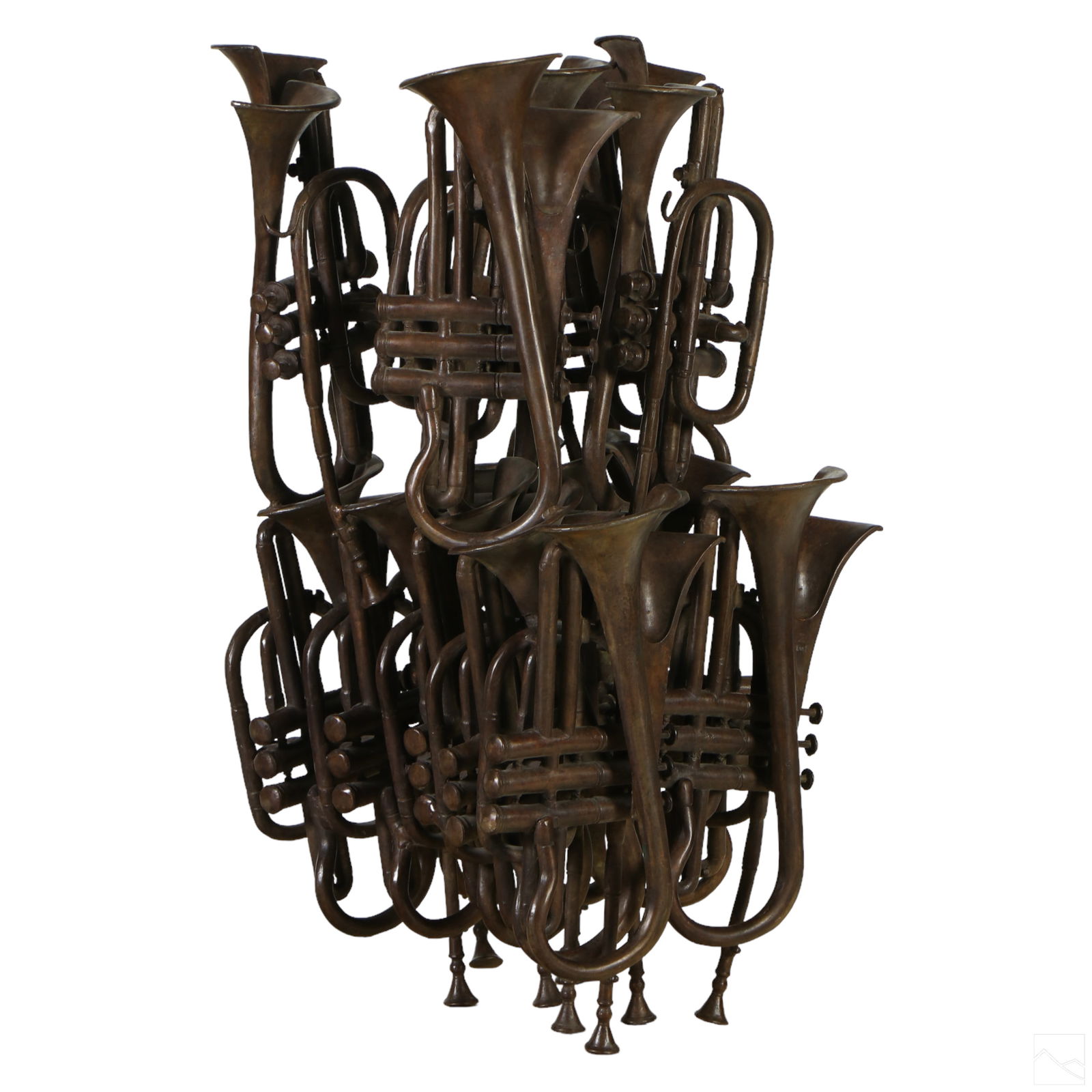 Arman 1928-2005 Modernist Bronze Trumpet Sculpture (1 of 7)