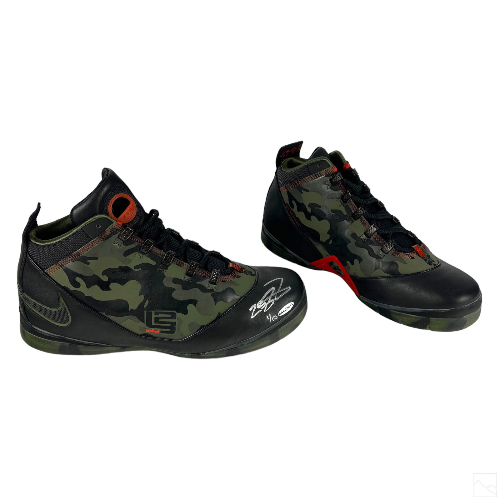 LeBron James SIGNED Nike NBA Athletic Shoes & HOLO (1 of 8)