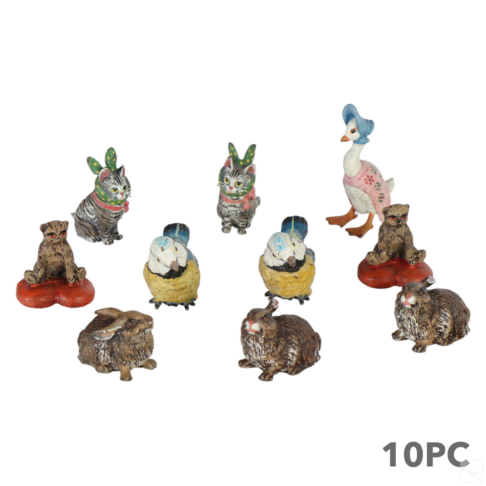 Austrian Bergman Style Miniature Bronze Animal LOT (1 of 5)