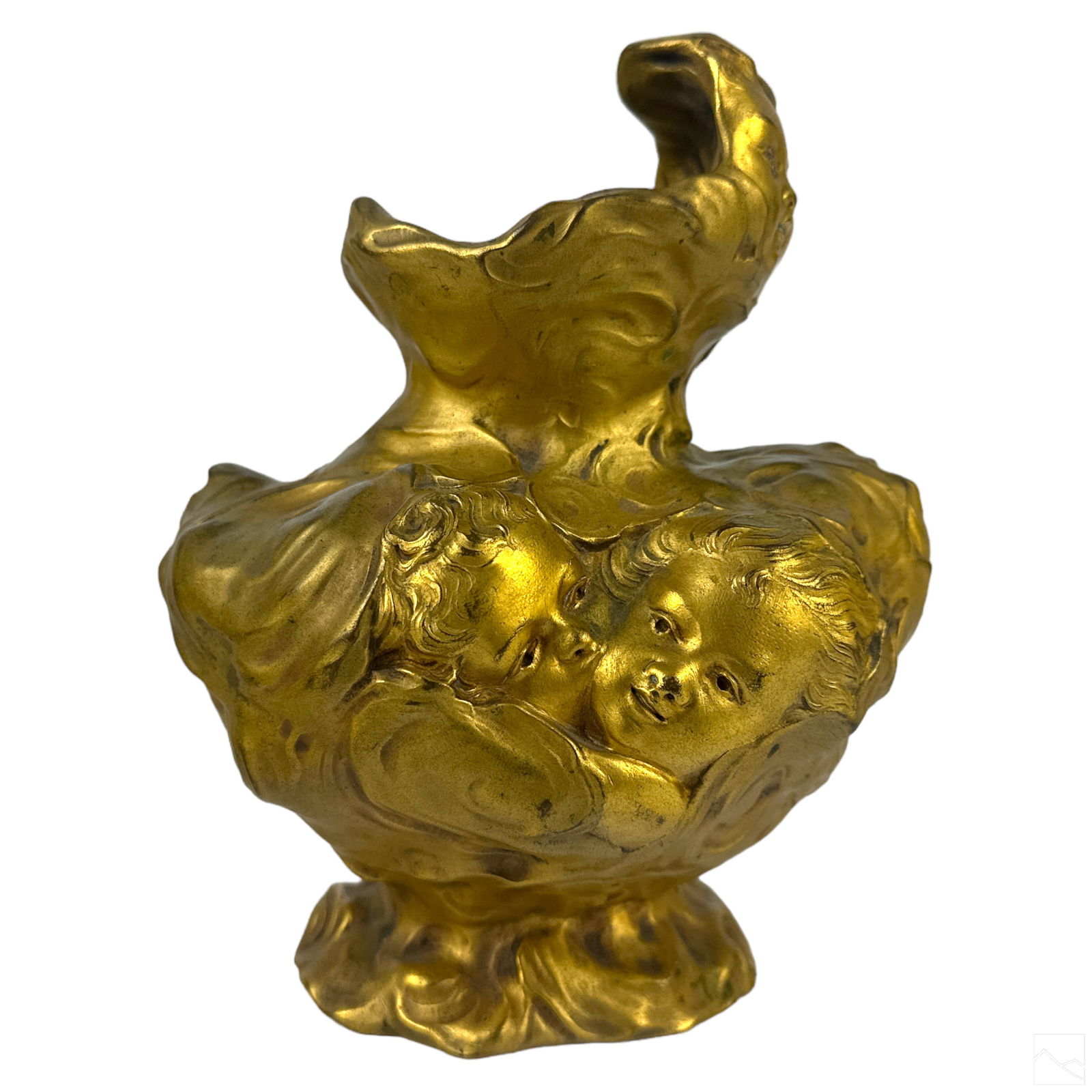 Jules A Meliodon 1867-1938 French Gilt Bronze Vase (1 of 8)