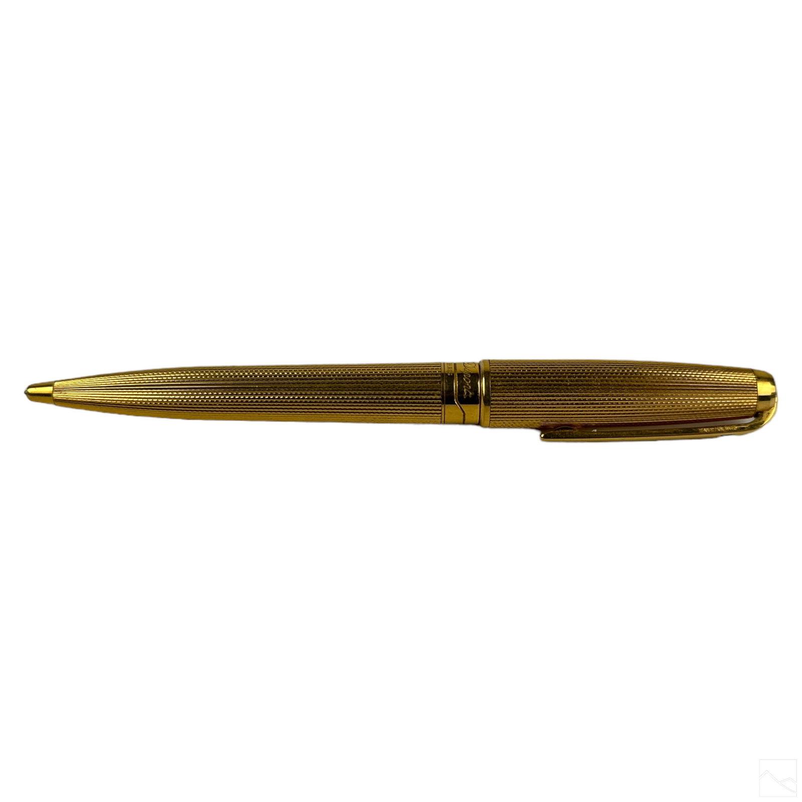 S.T. Dupont French Luxury Gold Plate Ballpoint Pen (1 of 5)