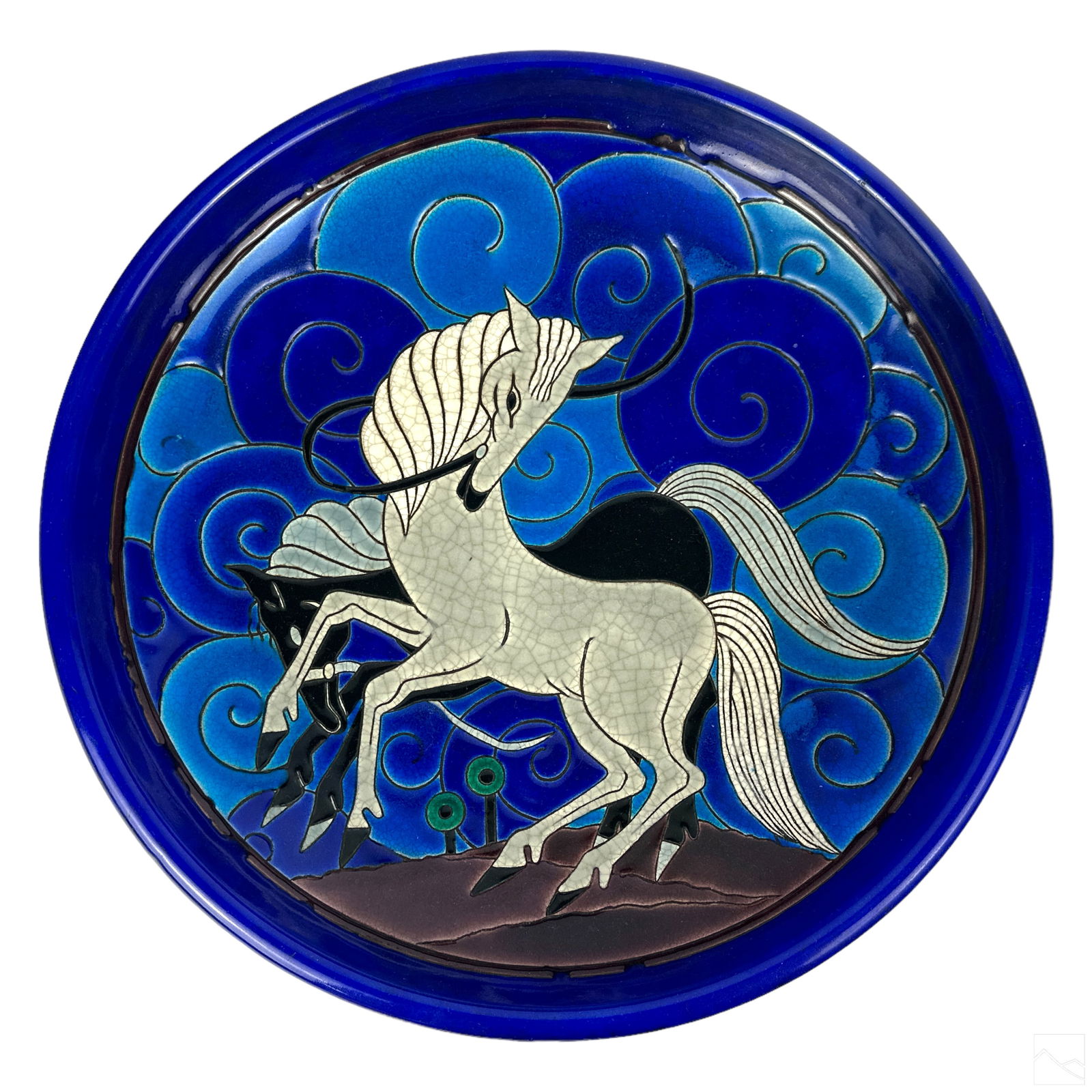 French Longwy Atelier Primavera Porcelain 14" Bowl (1 of 5)