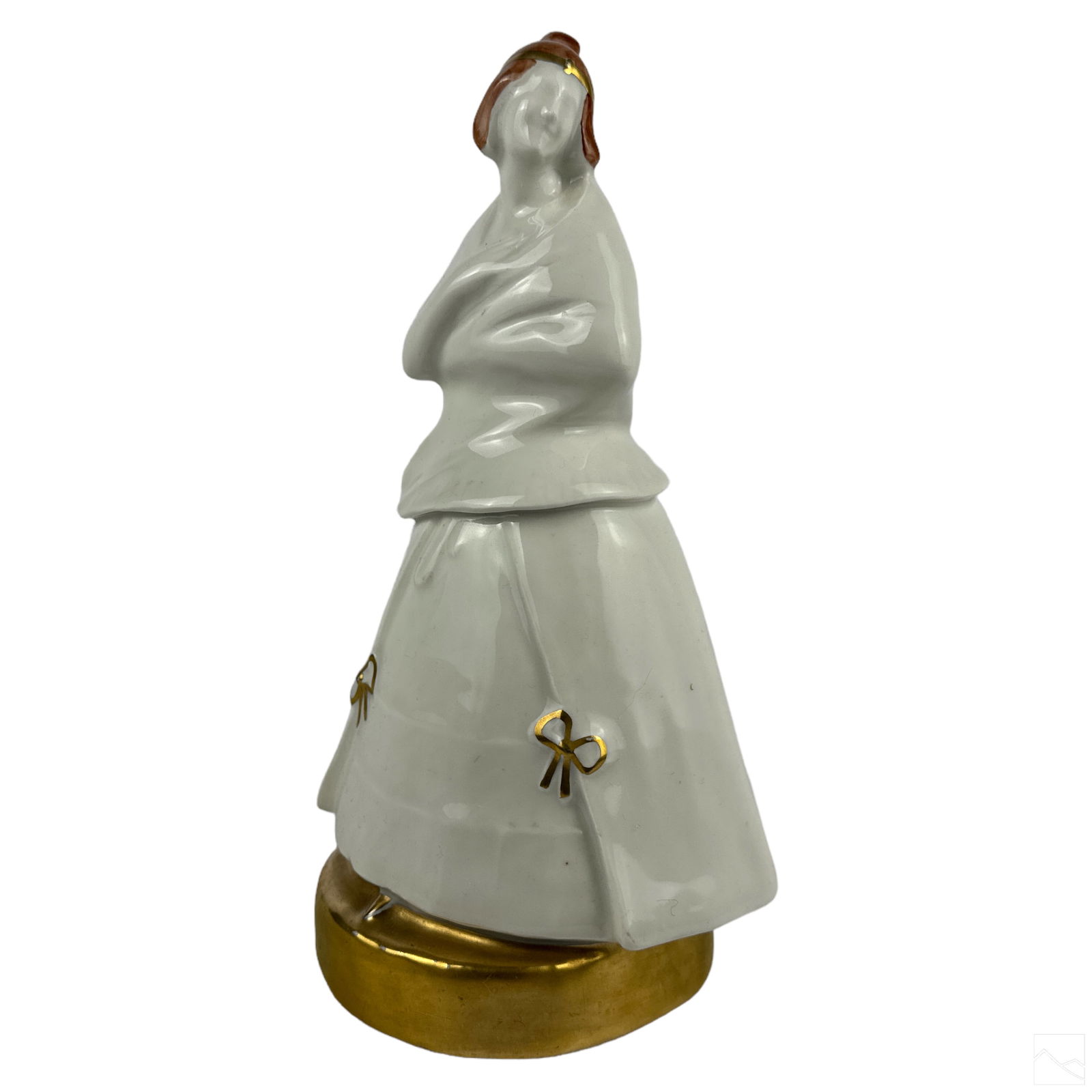 Limoges Edouard Marcel Sandoz Porcelain Lady Box (1 of 7)