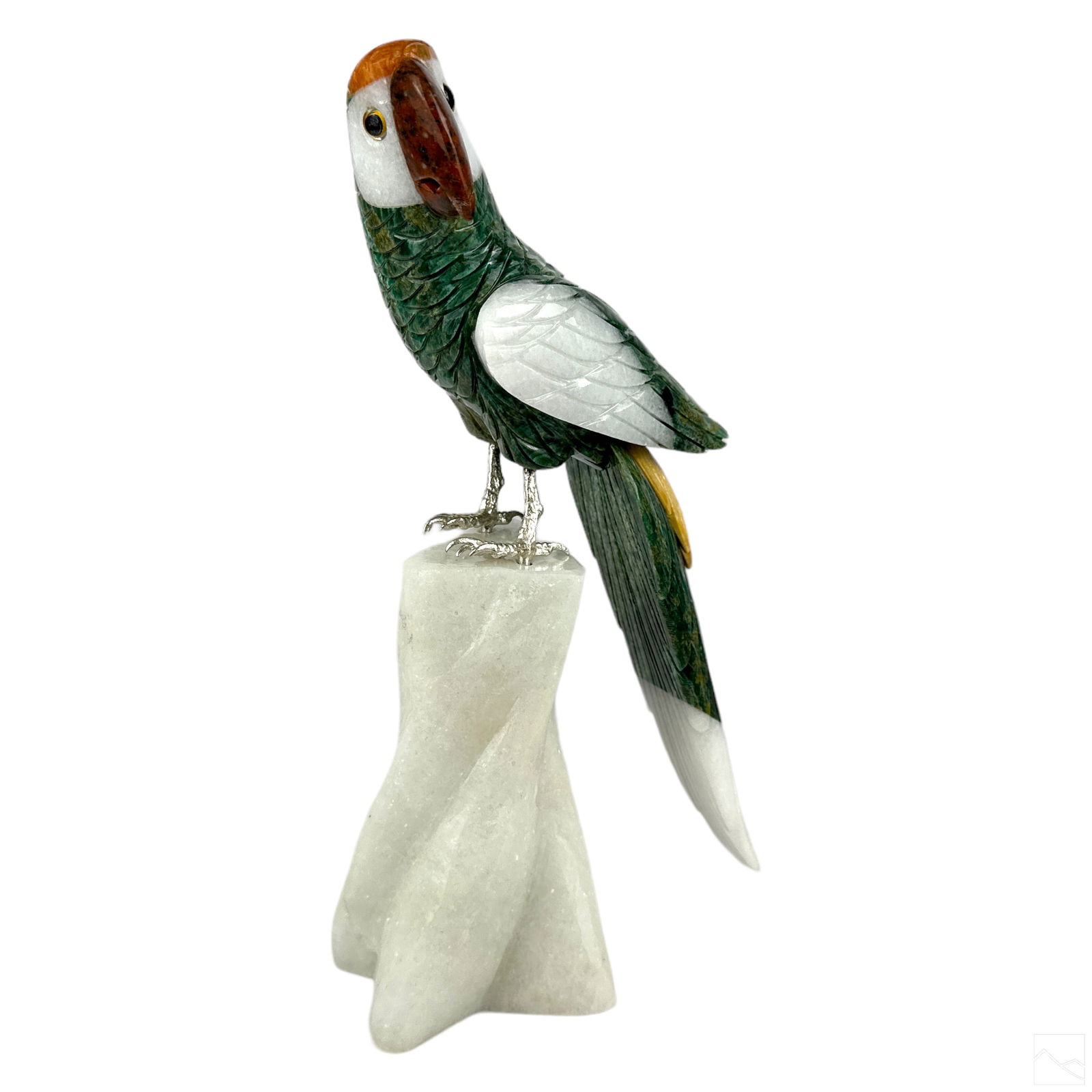 Brazilian Peter Muller Style H-Carved Parrot Bird (1 of 4)