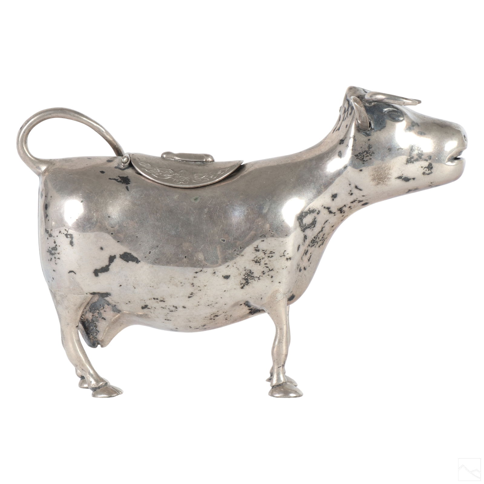 European Antique Silver Figural Cow Creamer 168g (1 of 6)