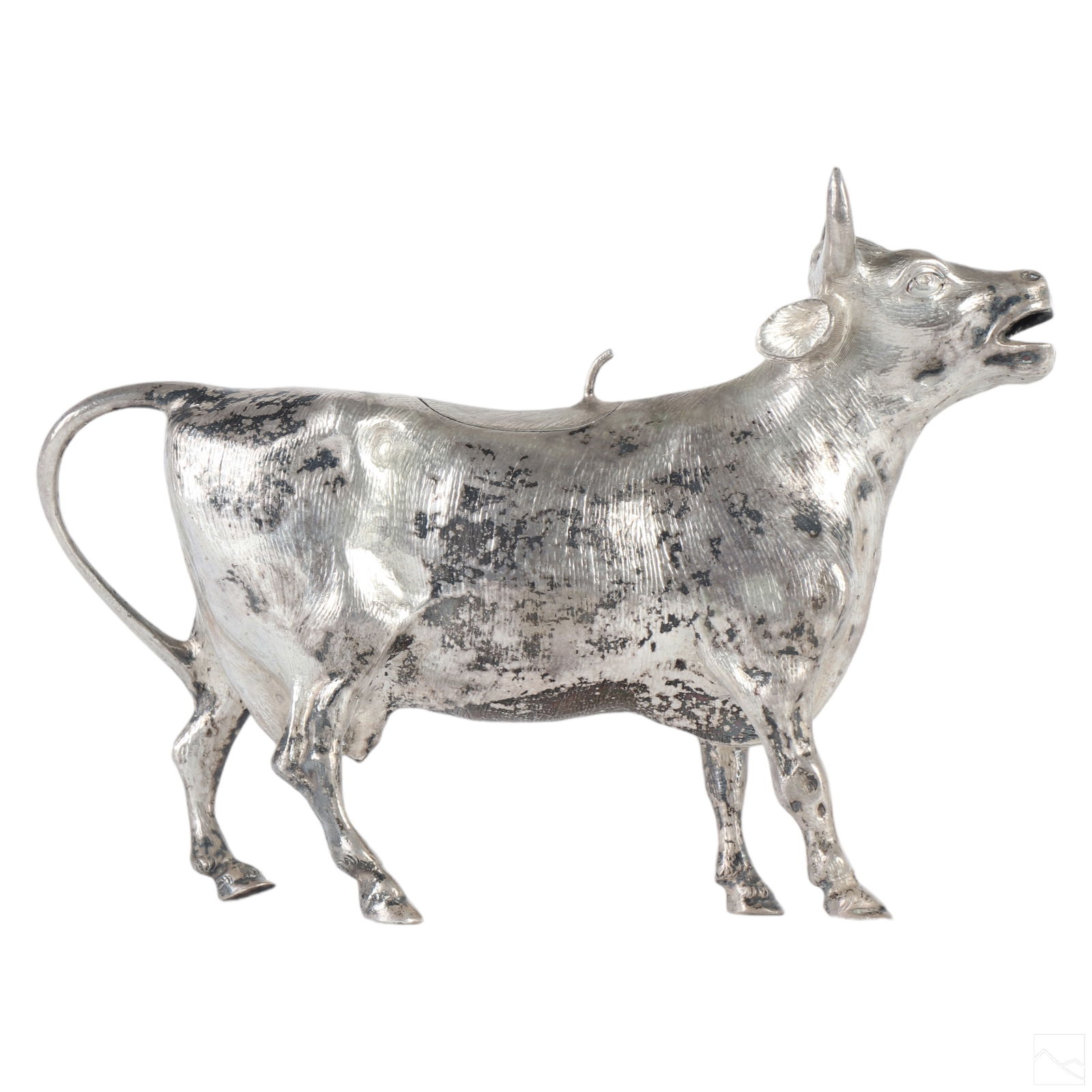 European 800 Silver Antique Figural Cow Creamer (1 of 6)