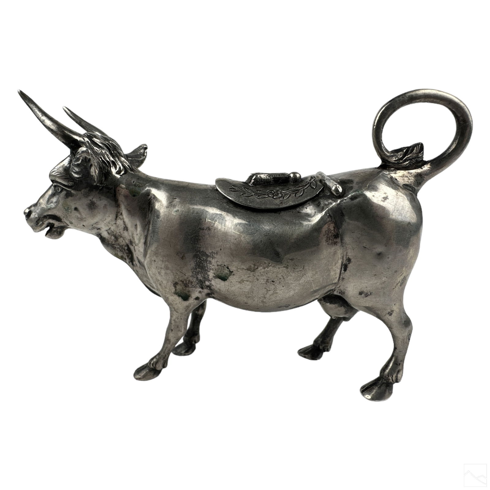 European Antique Silver Figural Cow Creamer 94g. (1 of 6)