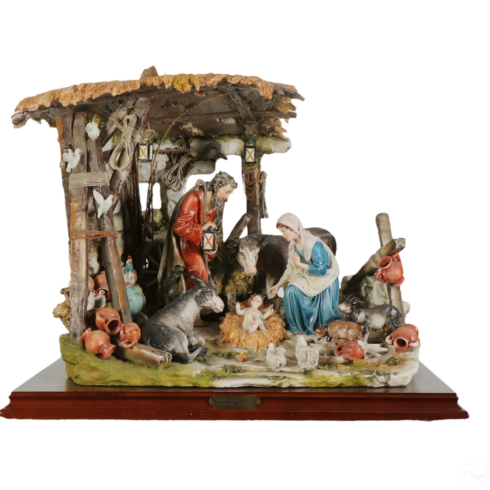 Italian Capodimonte Porcelain Nativity Sculpture (1 of 8)