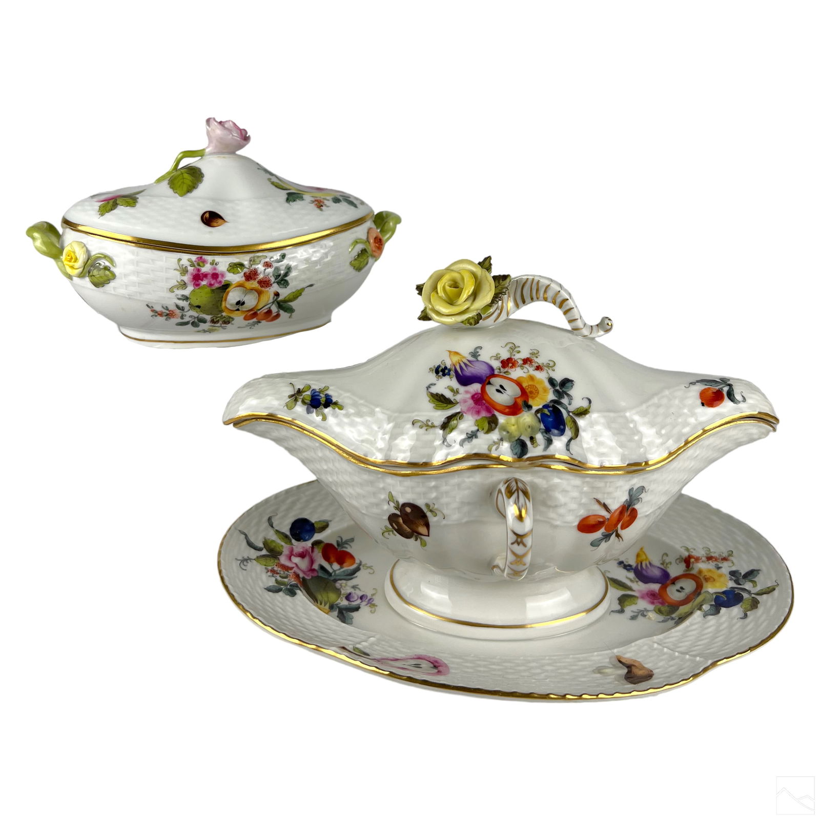 Herend Hungarian Porcelain Covered Serving Dishes (1 of 4)