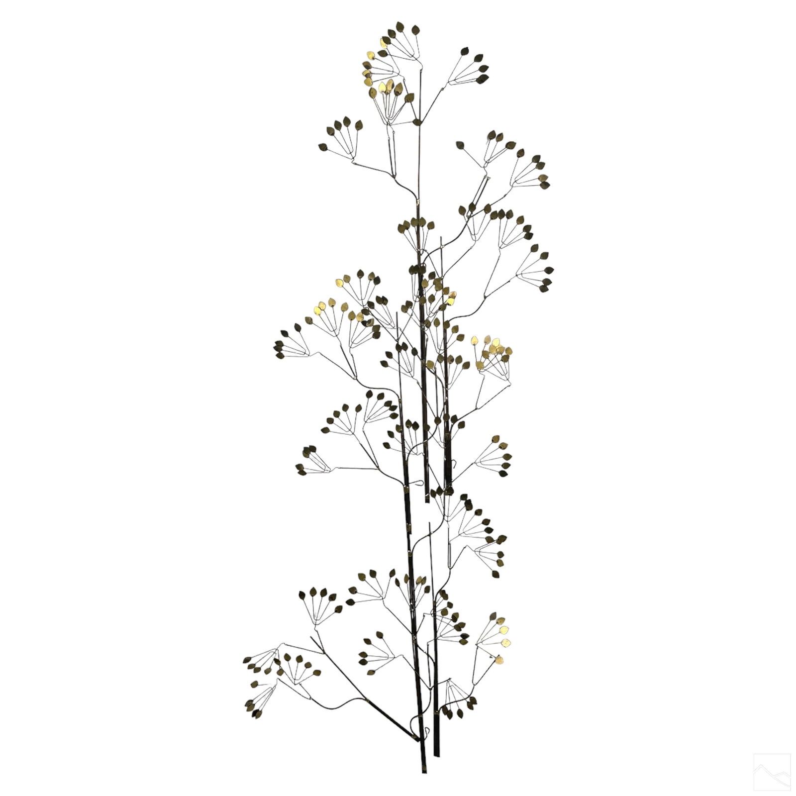 Curtis Jere Modernist Brass & Steel Tree Sculpture (1 of 5)