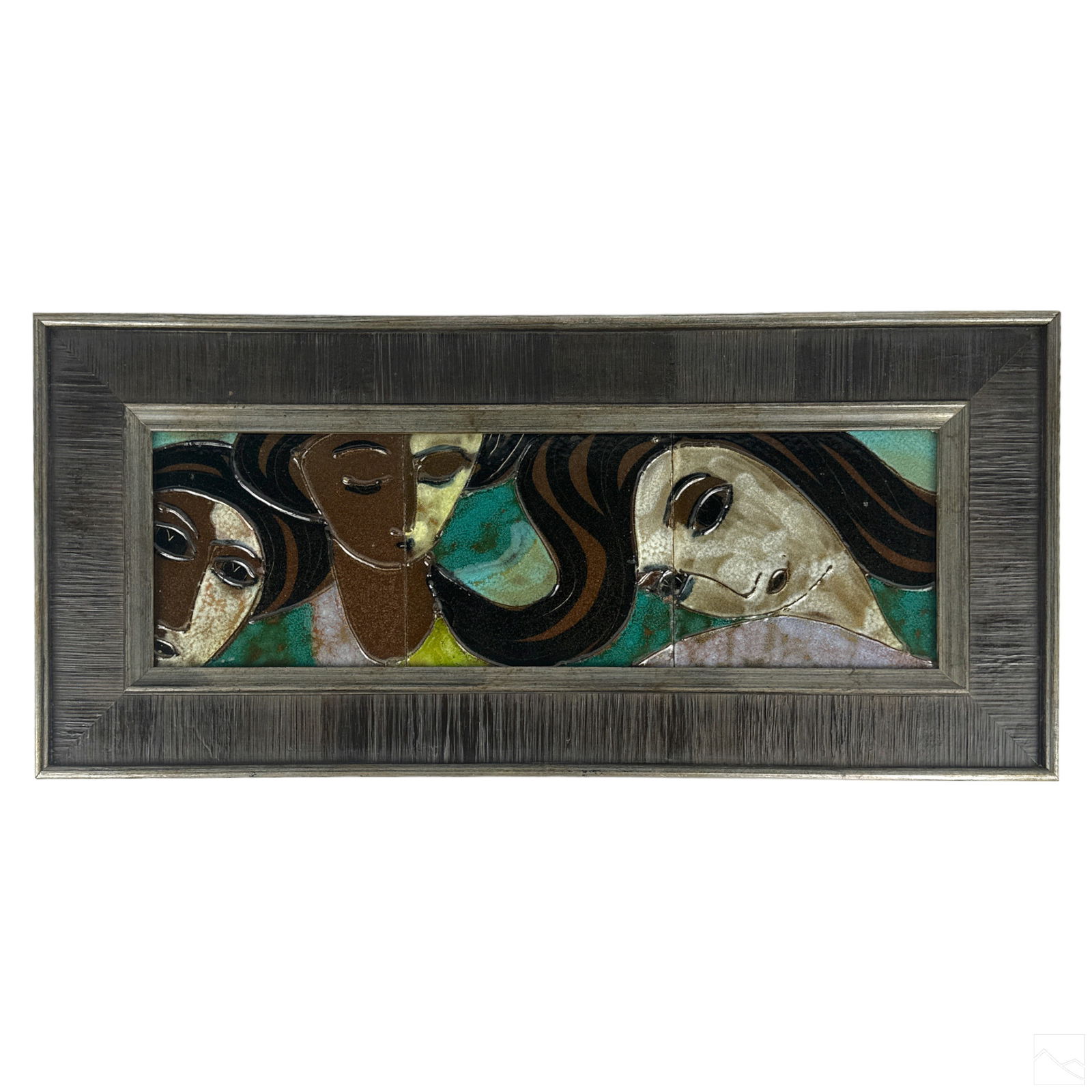 Harris Strong Style 20C Modernist Figural Tile Art (1 of 4)